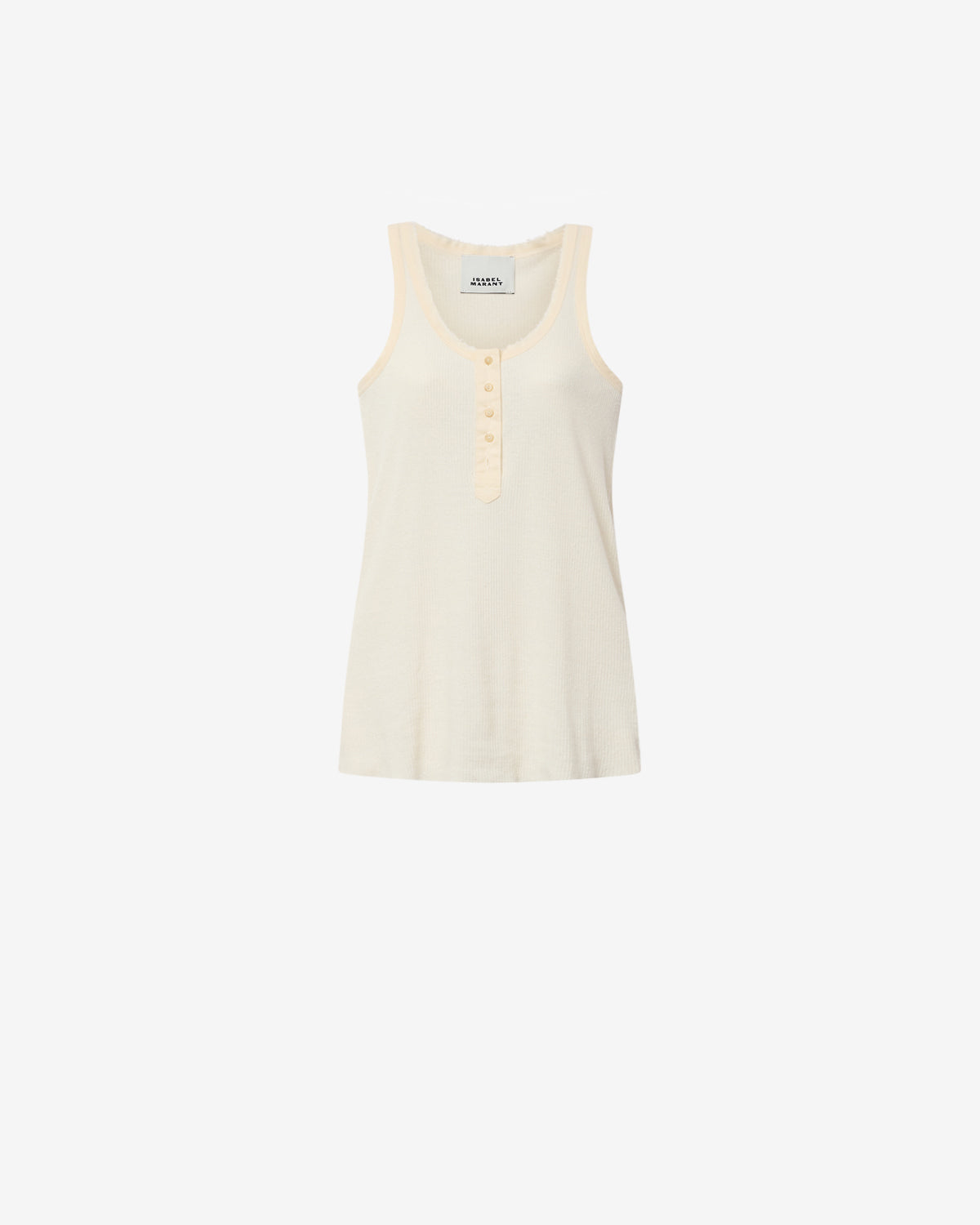 Isabel Marant Helma TS0318FA-D2K02I débardeur écru soie