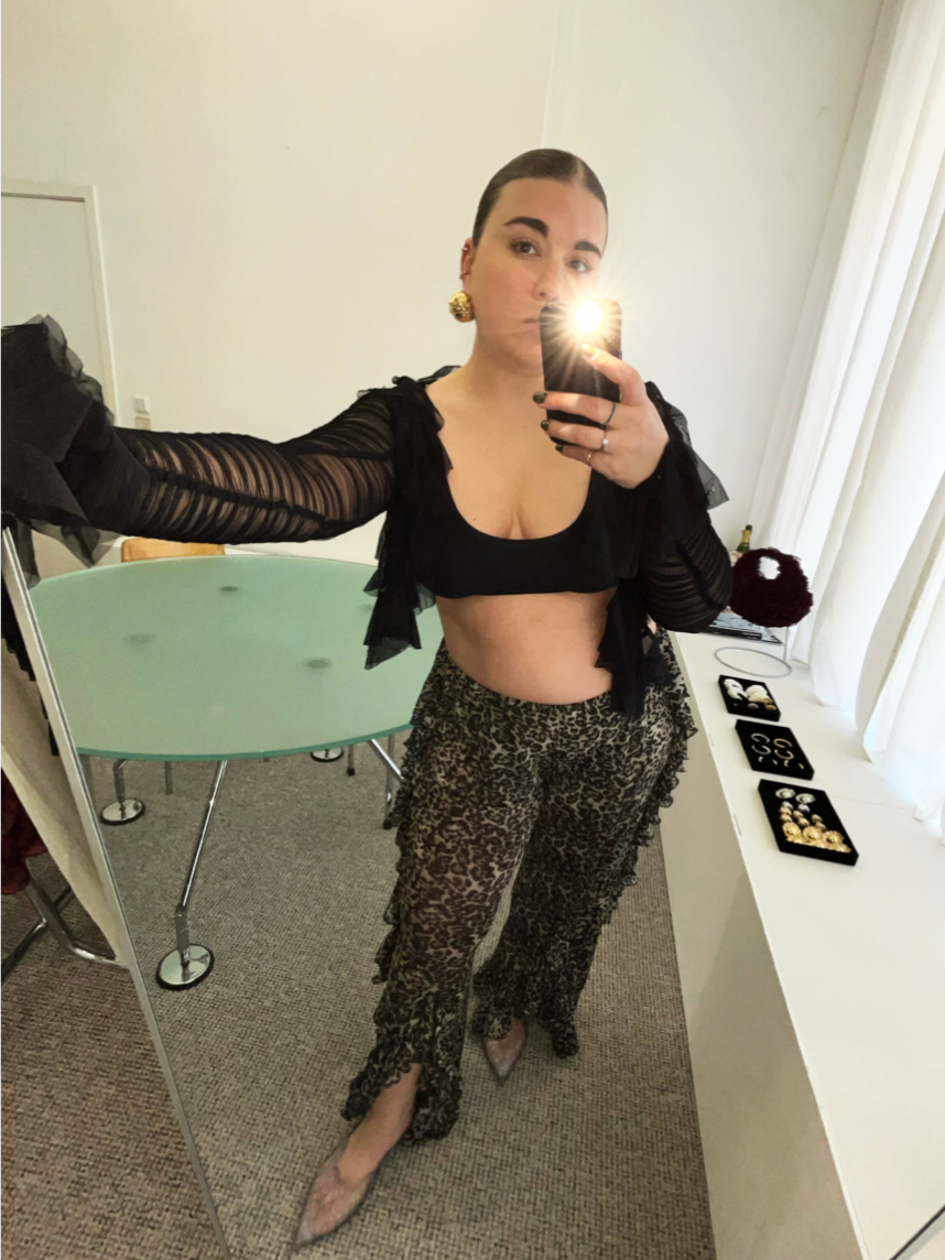 Ester Manas Feline Pantalon léopard XS/S fluide