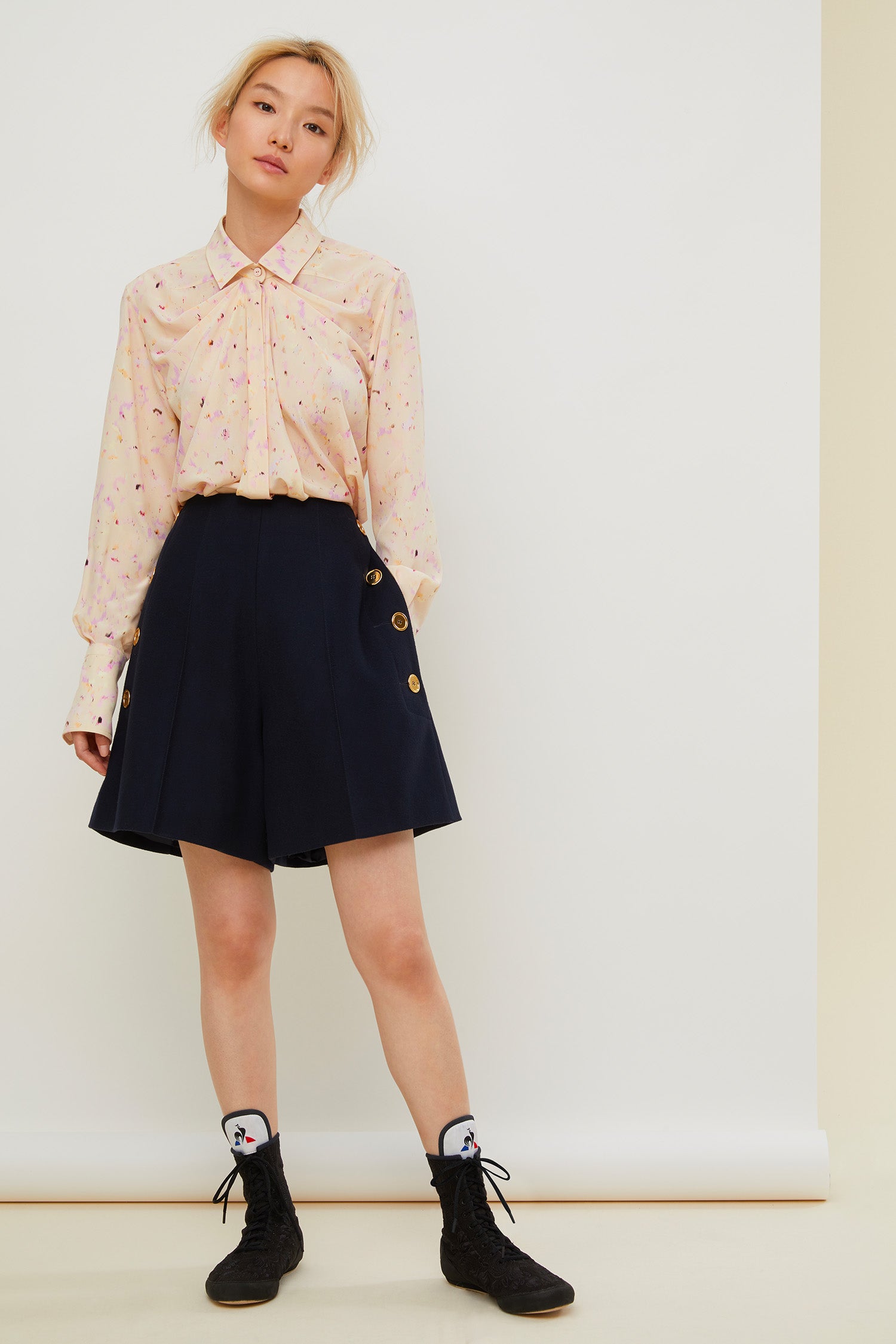 Patou BL003 Blouse Soie Imprimé 11am Woods 34-44