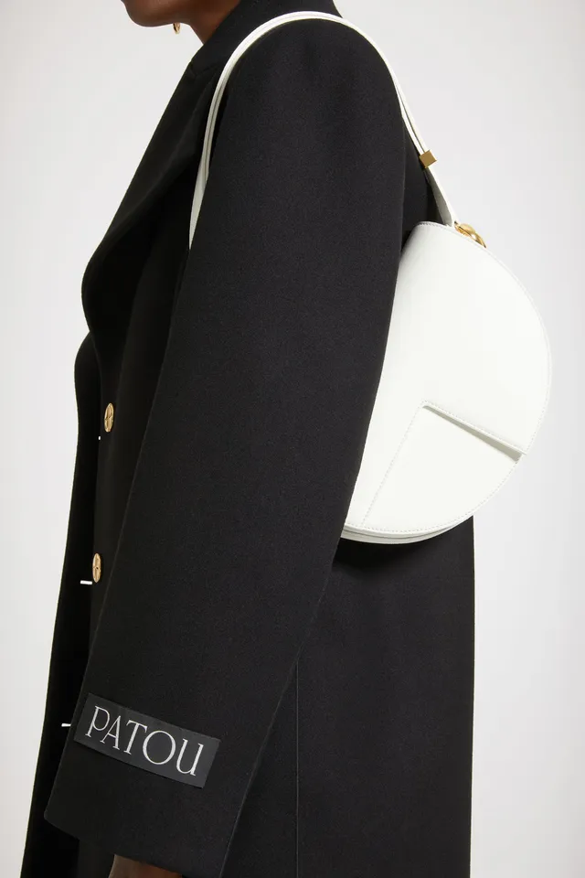Patou Le Patou H23BA001 sac cuir blanc avalanche