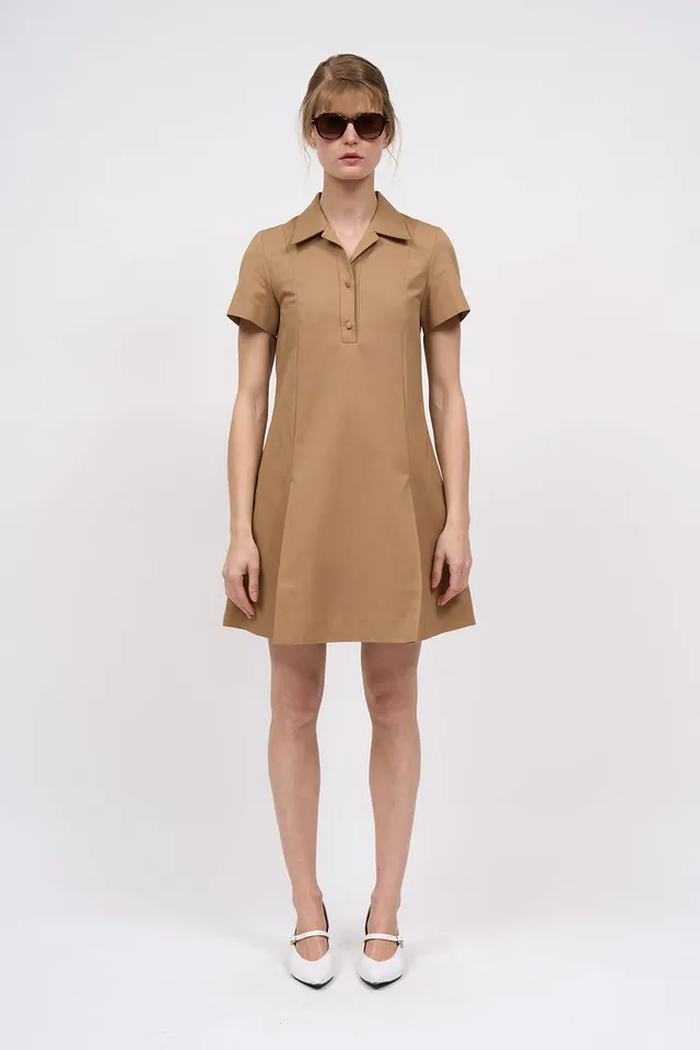 Paul & Joe Robes Gata Robe Camel Coton Panama T 34-44
