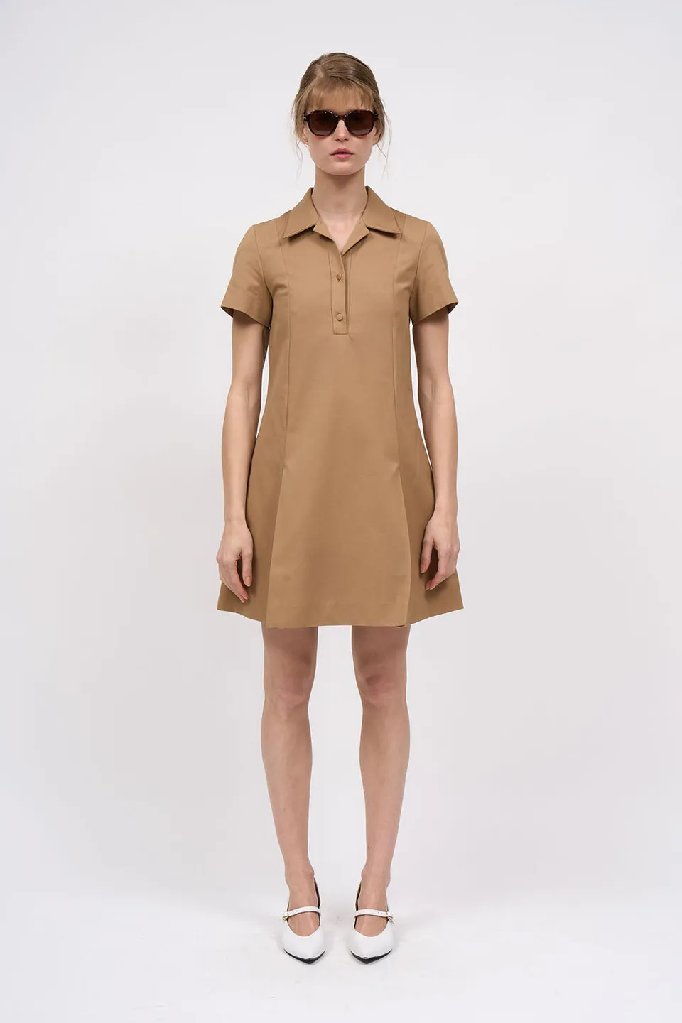 Paul & Joe Robes Gata Robe Camel Coton Panama T 34-44