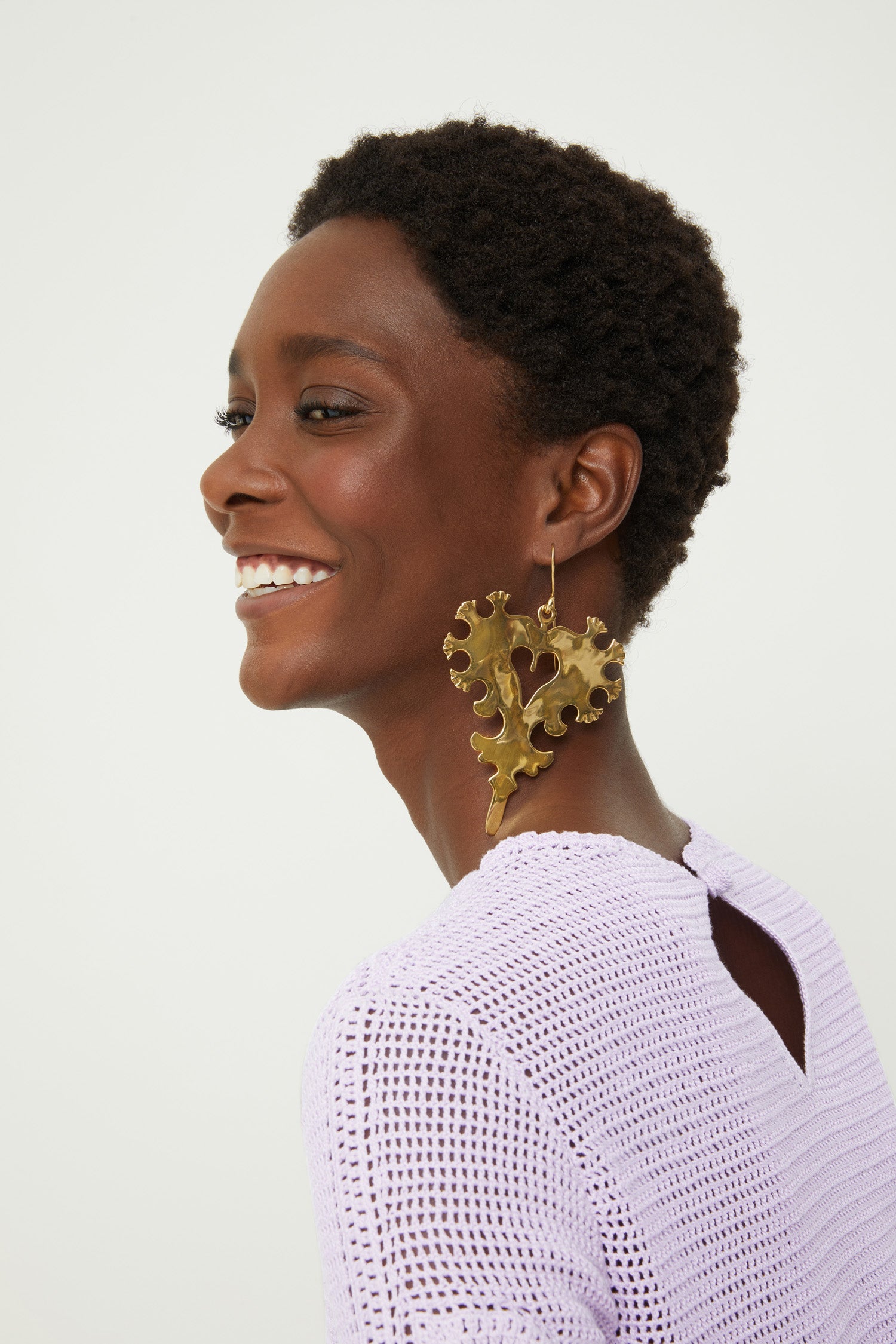 Patou JW047 boucles Arlésienne Gold laiton