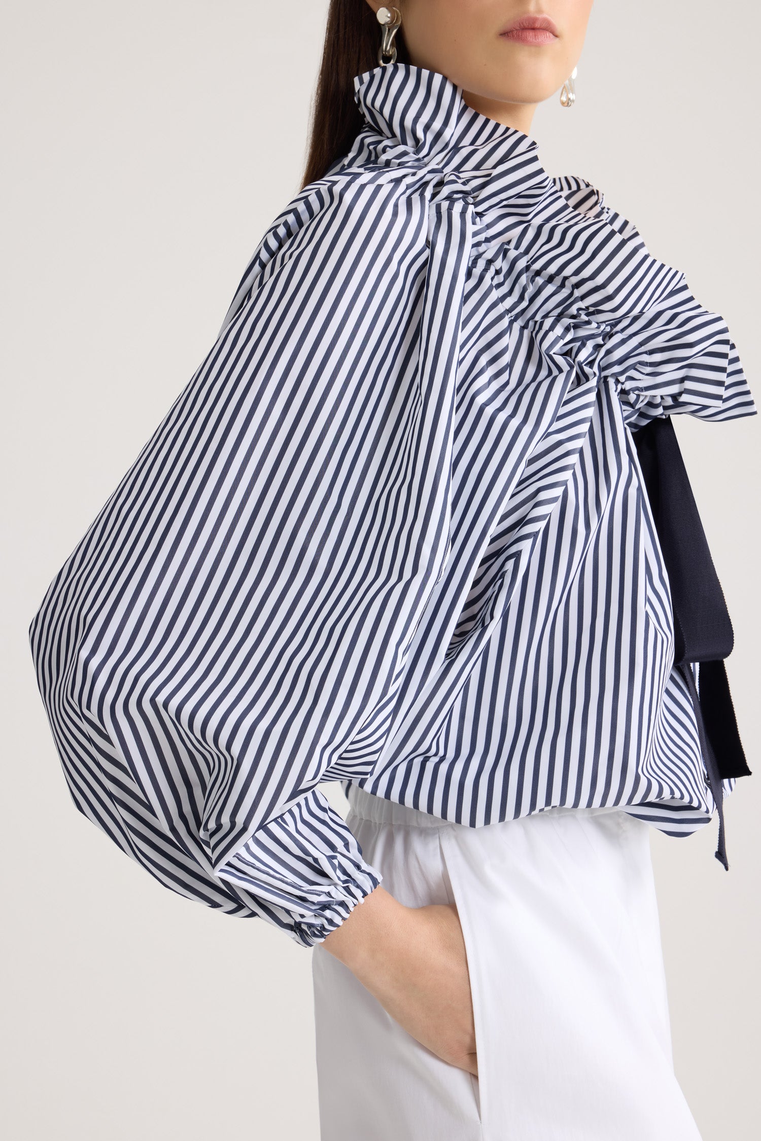 Patou P26TO17002495970 top crop rayé faille taille 38