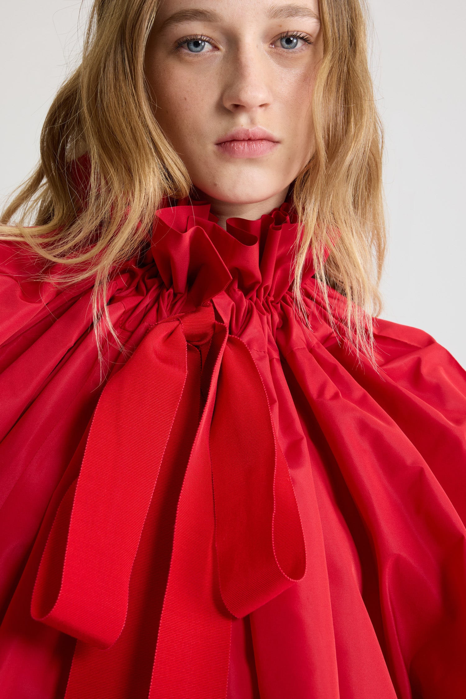 Patou La Patou TO017 blouse faille rouge