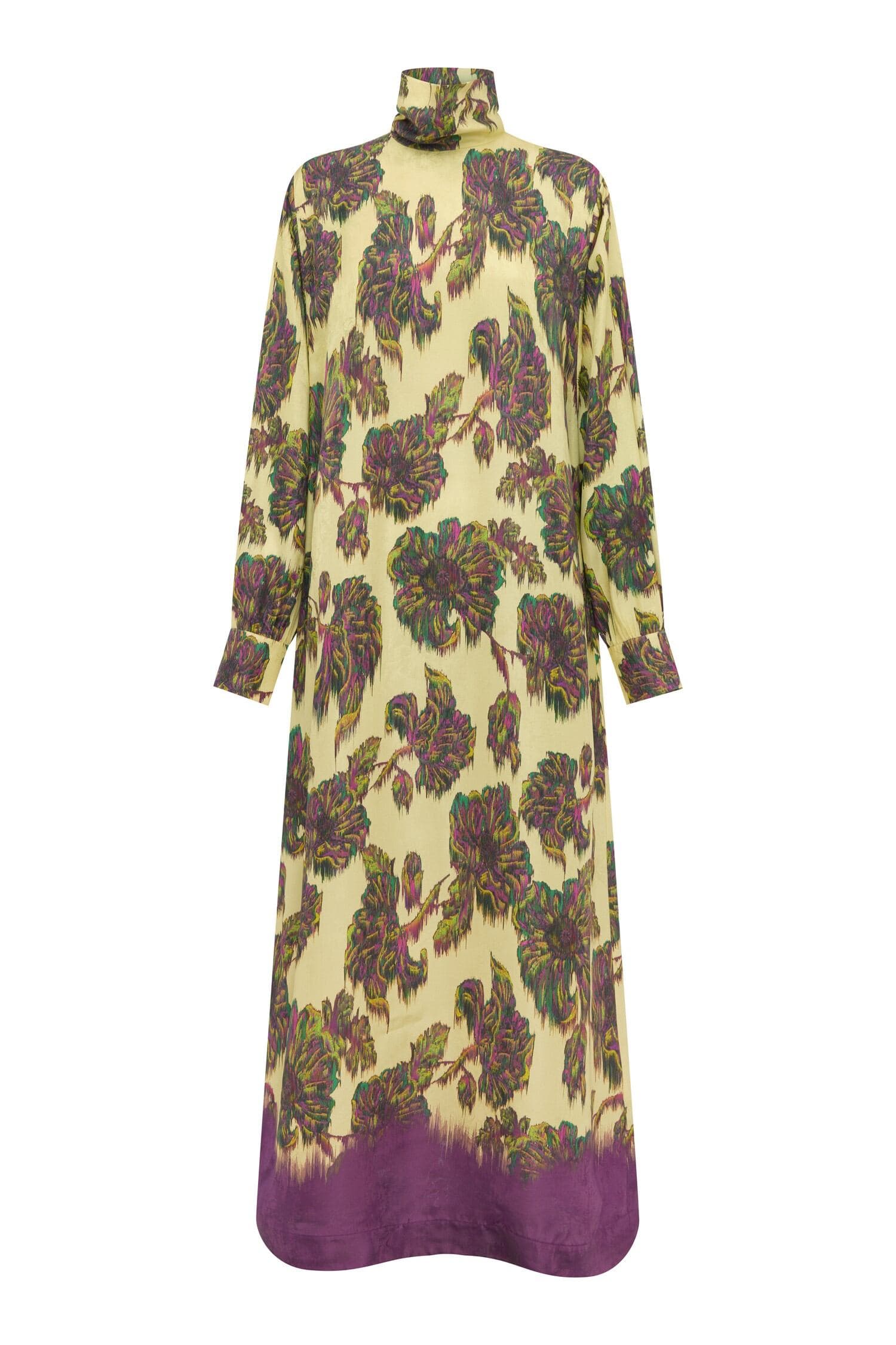 Alemaïs Jerry robe midi viscose fleurs