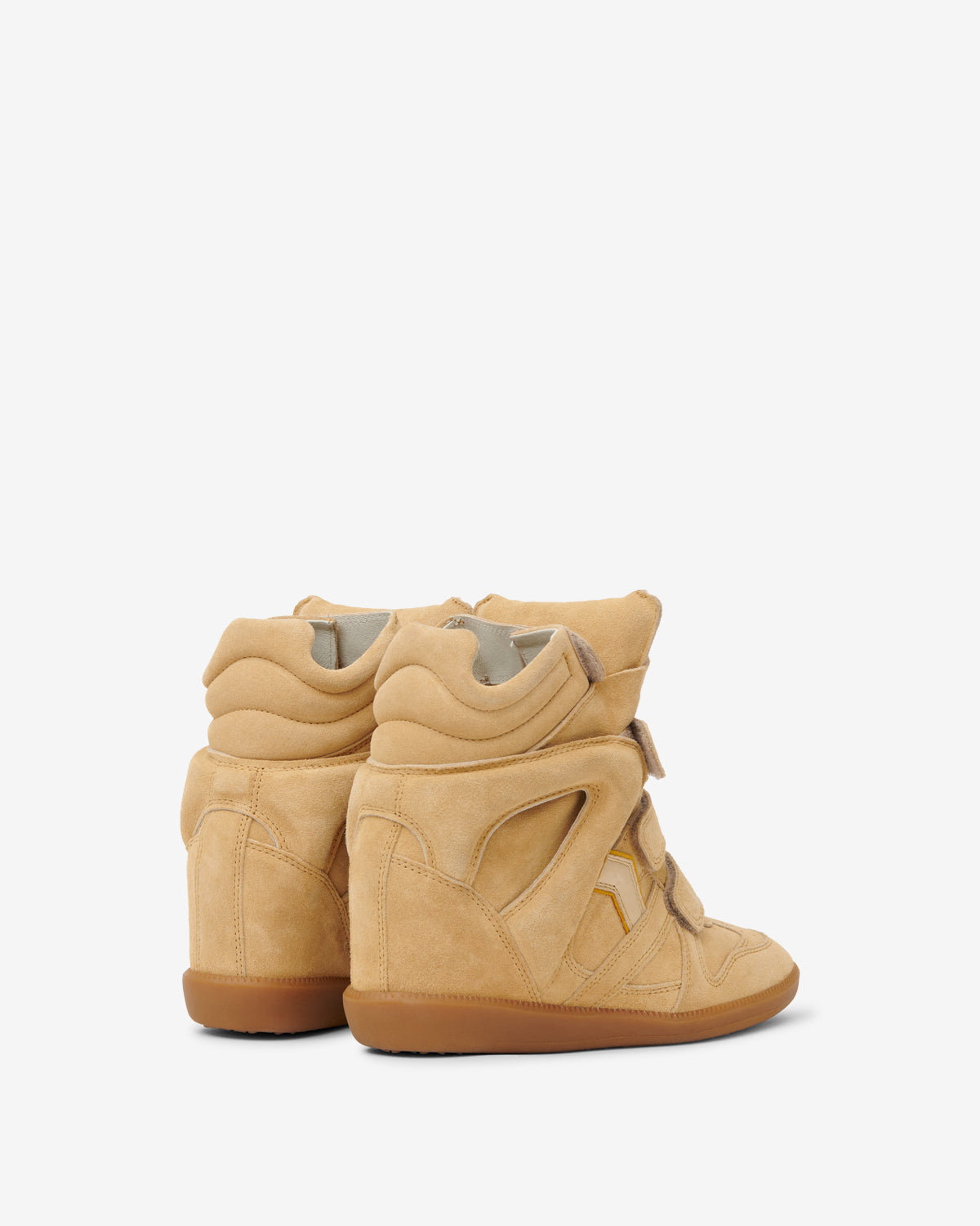 Isabel Marant Bekett baskets compensées beige doré