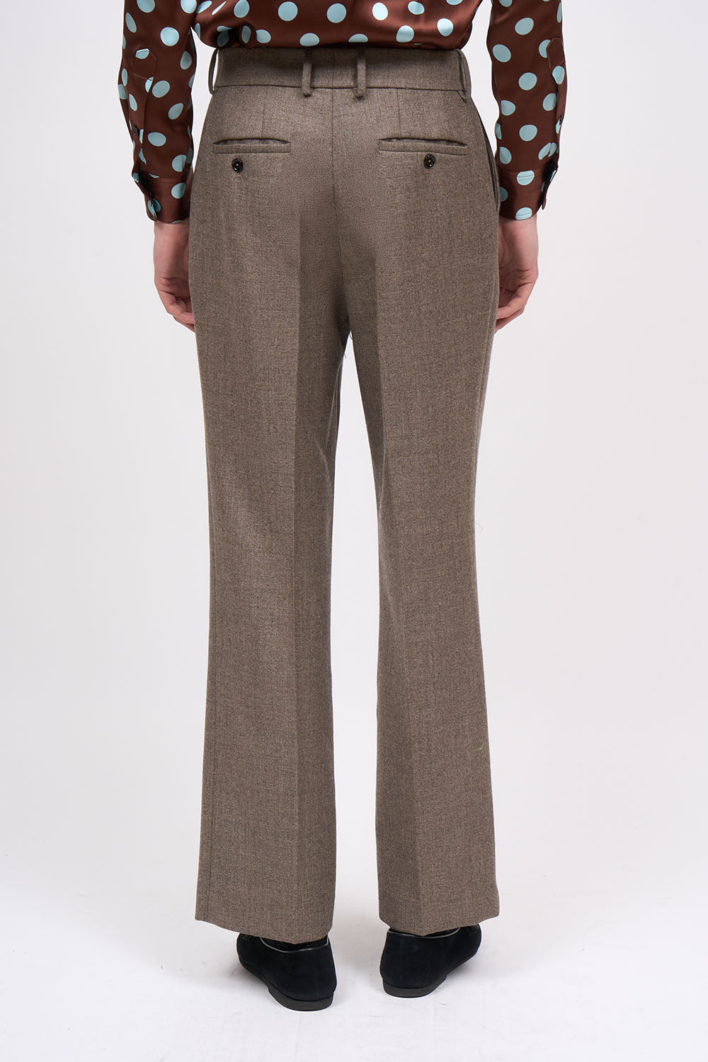 Paul & Joe Gaetan pantalon droit chamois laine taille S