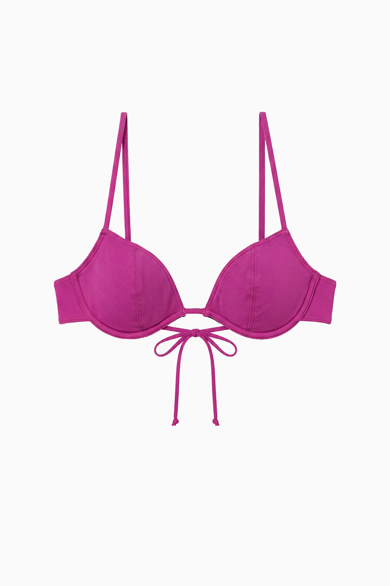 Ulla Johnson Floria haut de bikini triangle prune