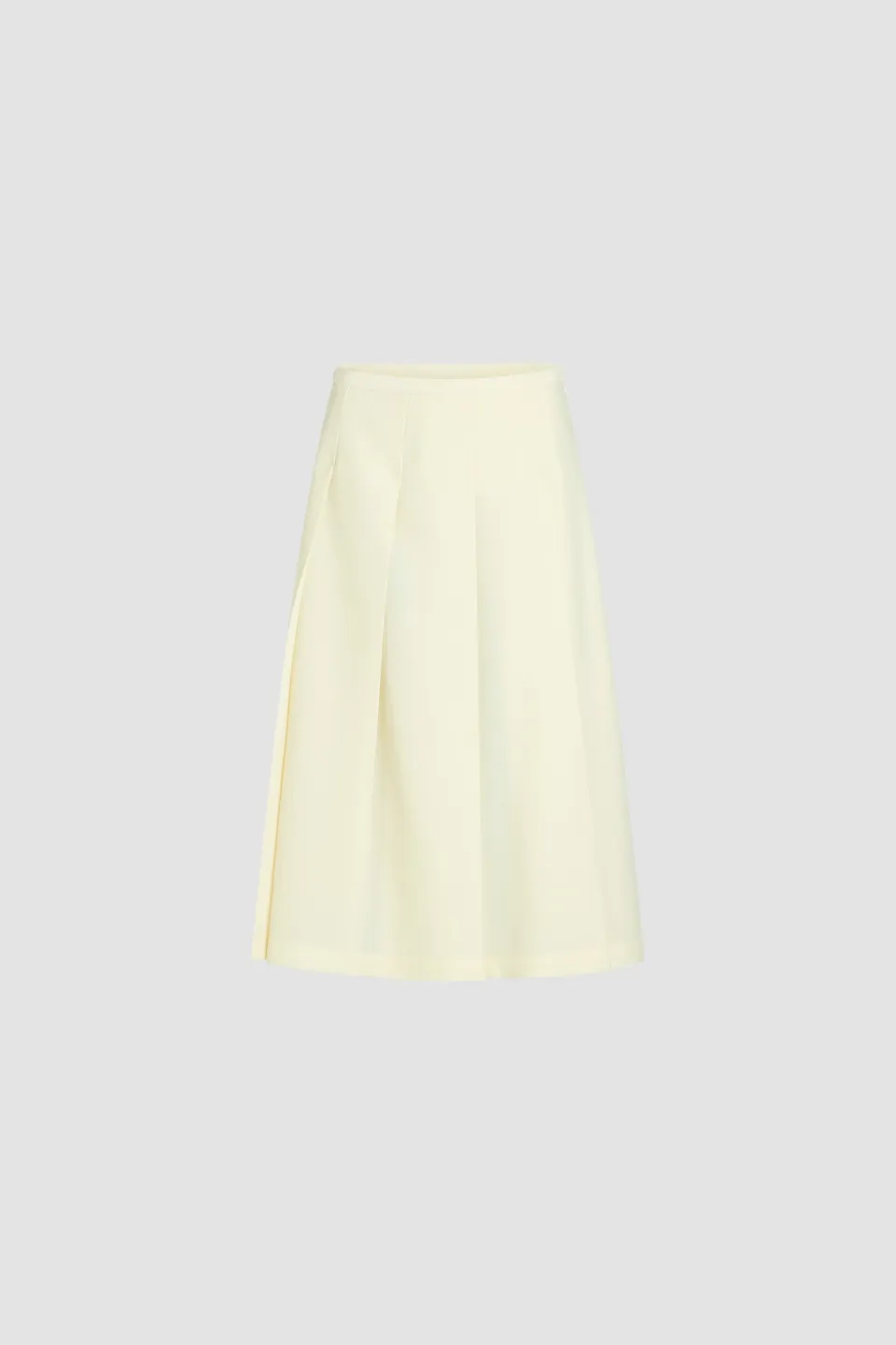Patou SK078 Jupe Midi Plissée Ivoire Taille 38