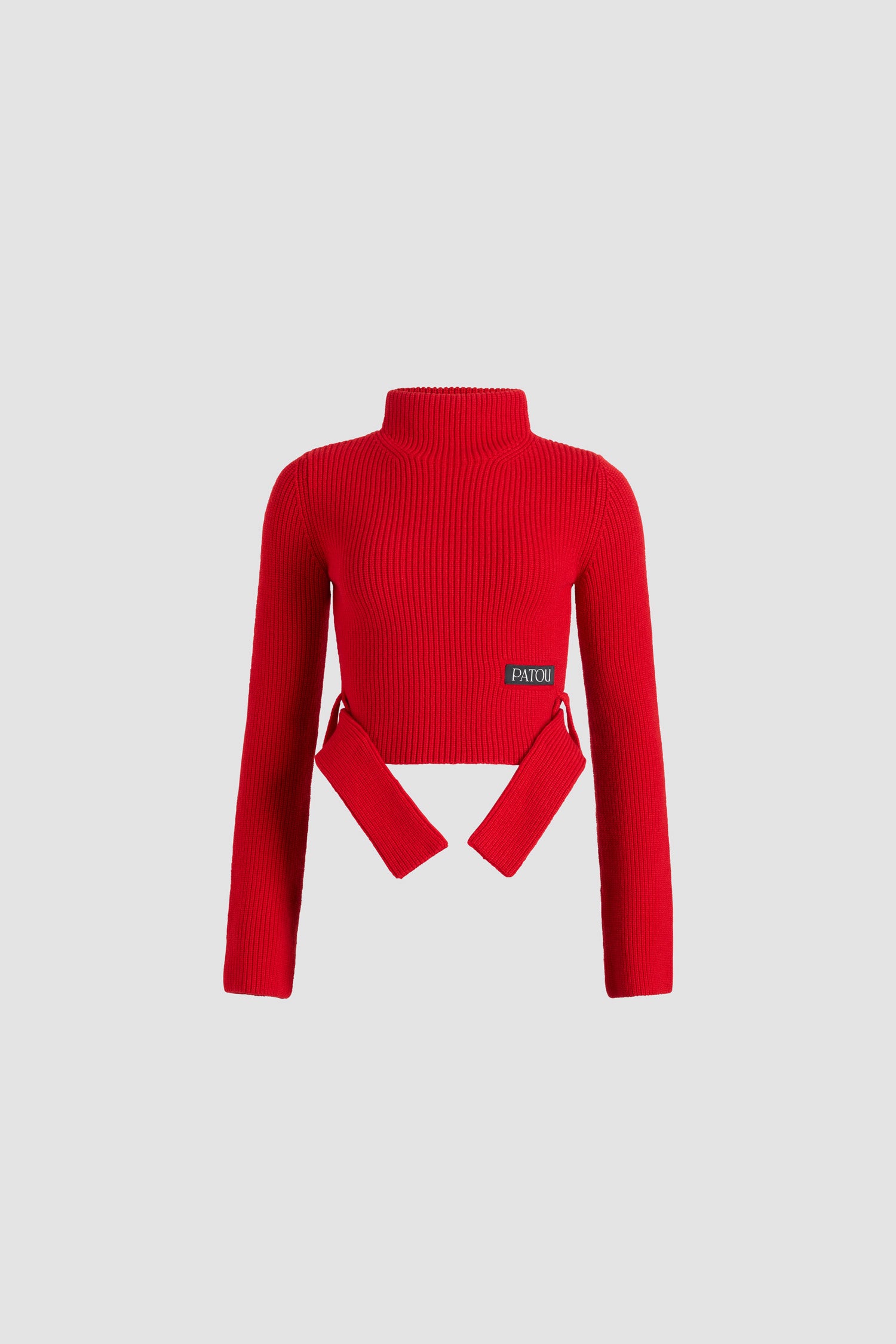 Patou Knitwear H25KN261 pull cachemire rouge elixir