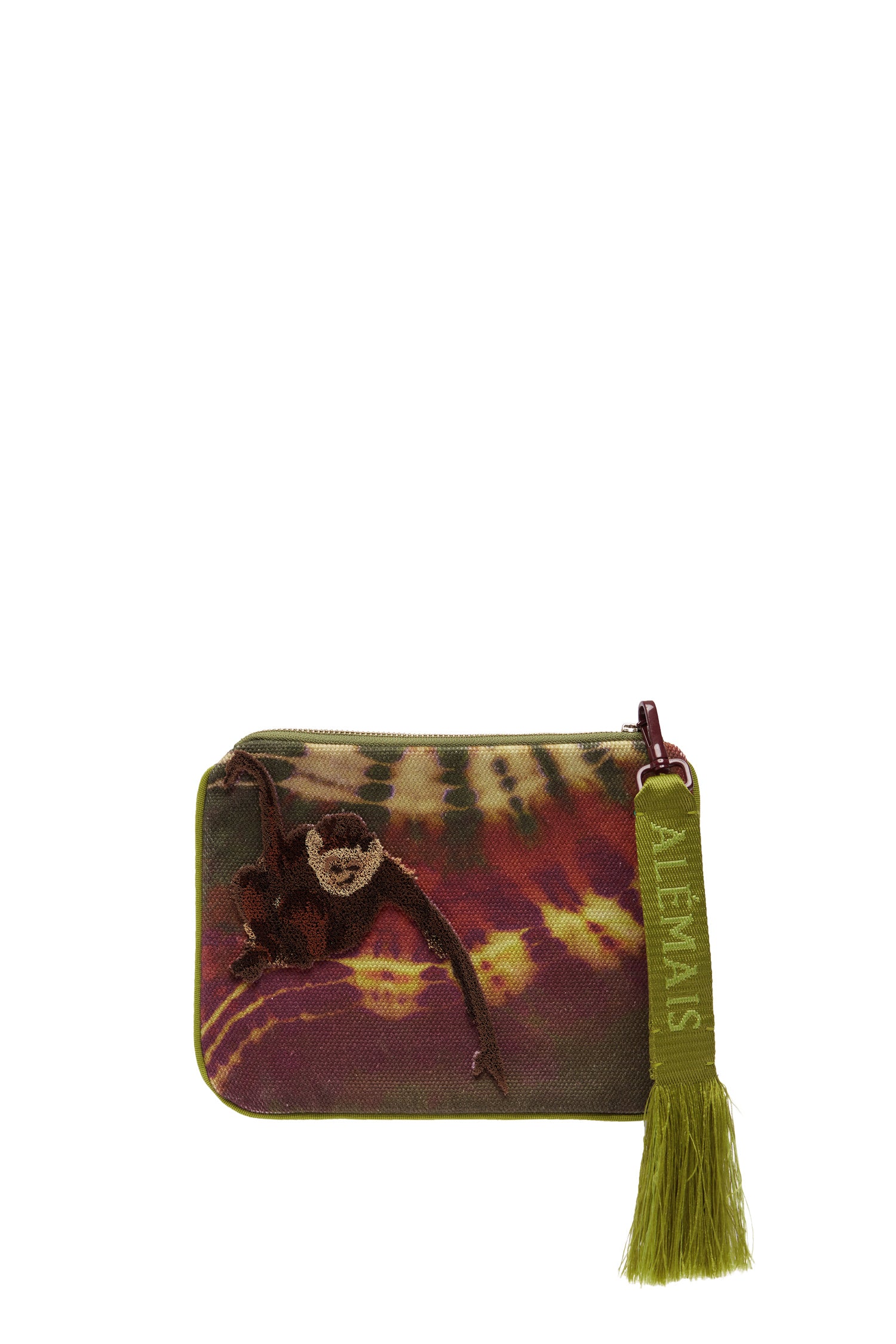 Alemaïs Safi pochette zippée toile kaki OS