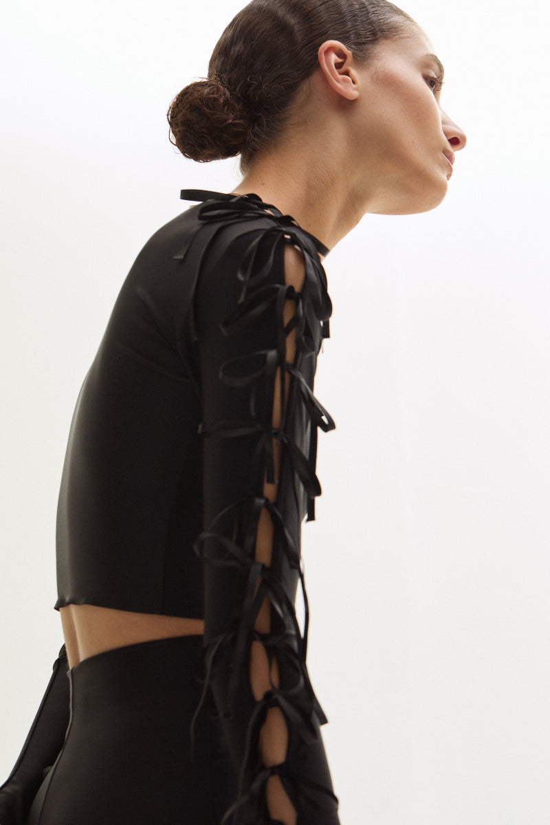 ATU Body Couture Connection Top crop top S satin