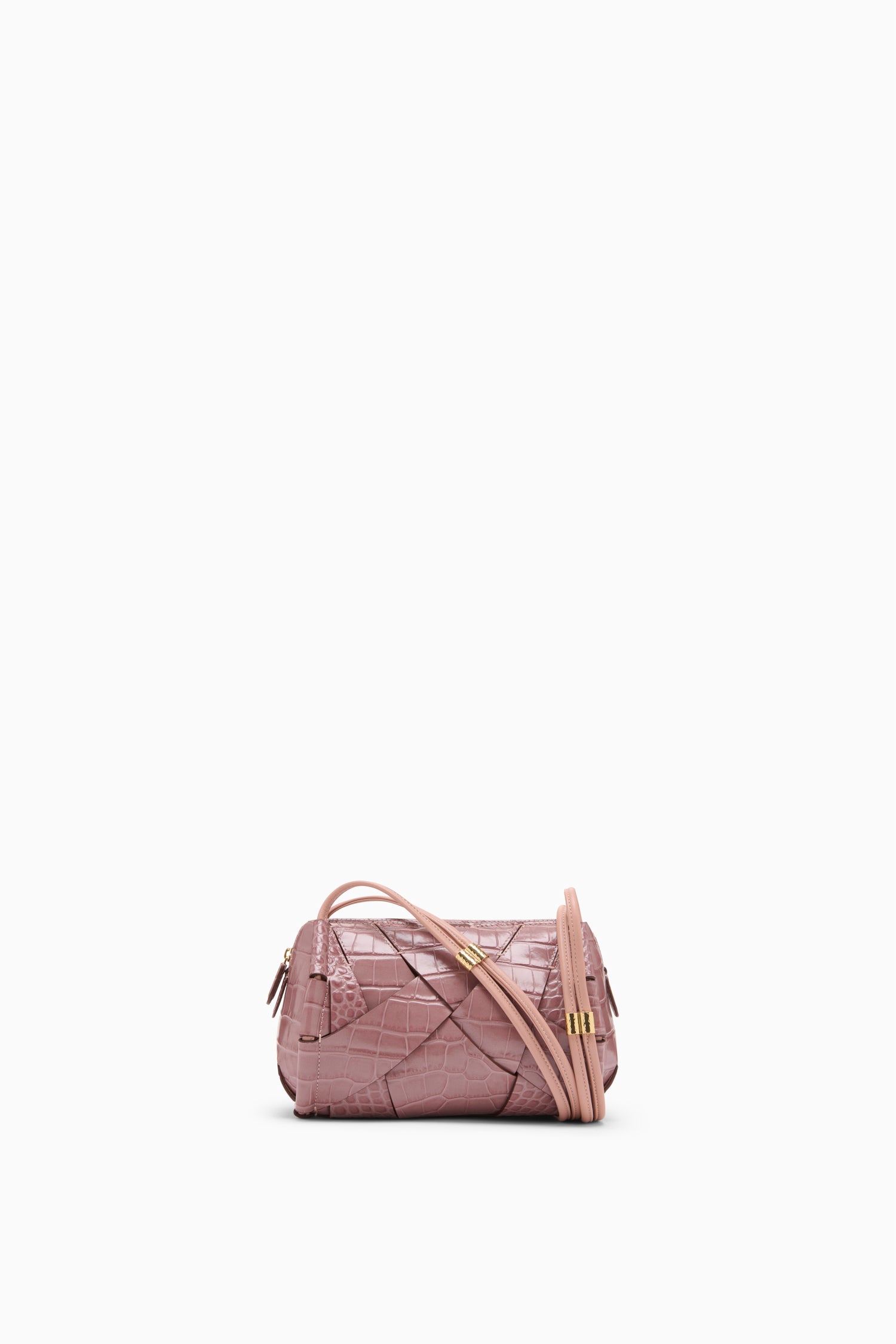 Ulla Johnson Charlotte sac caméra cuir rose Rosa