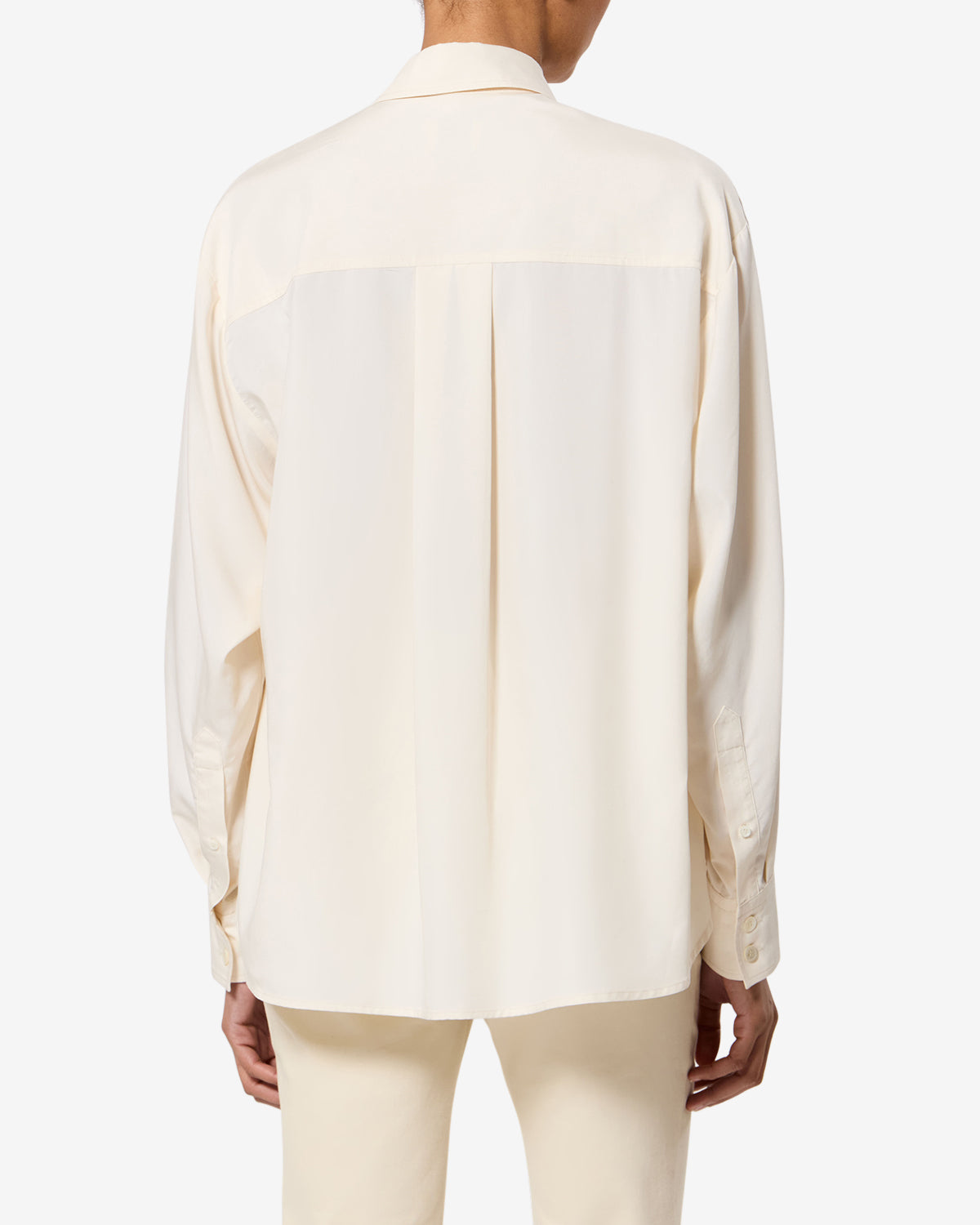 Isabel Marant Fabriza chemise modal écru brodée