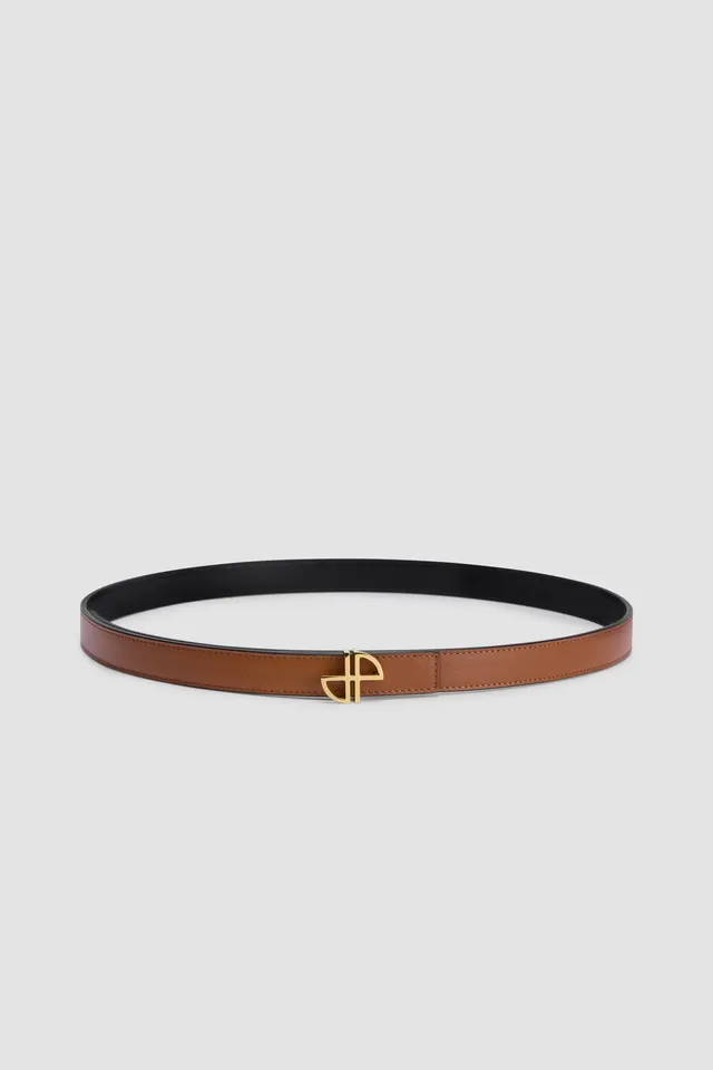 Patou H24BE0025002911B ceinture cuir fine bicolore S M L