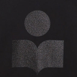 Isabel Marant Moby sweatshirt noir coton logo glitter