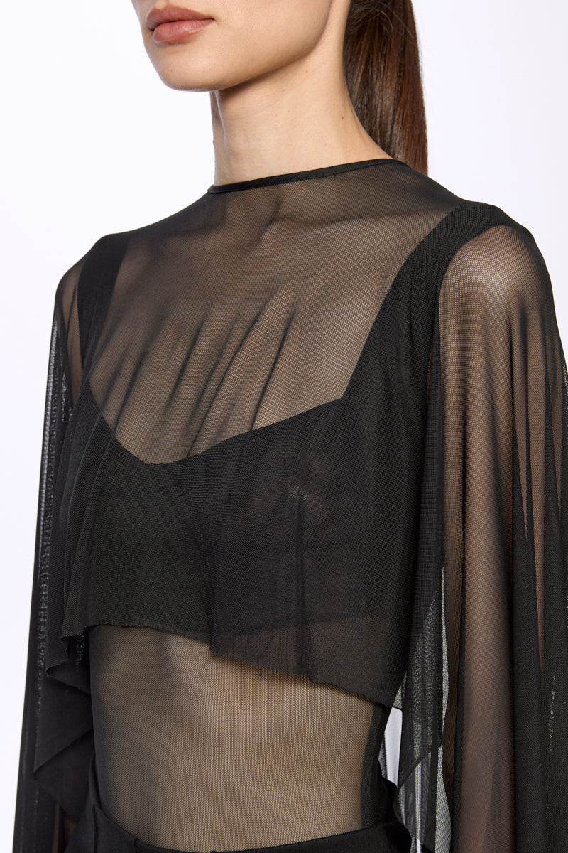 ATU Body Couture Two-piece ensemble body cape noir S