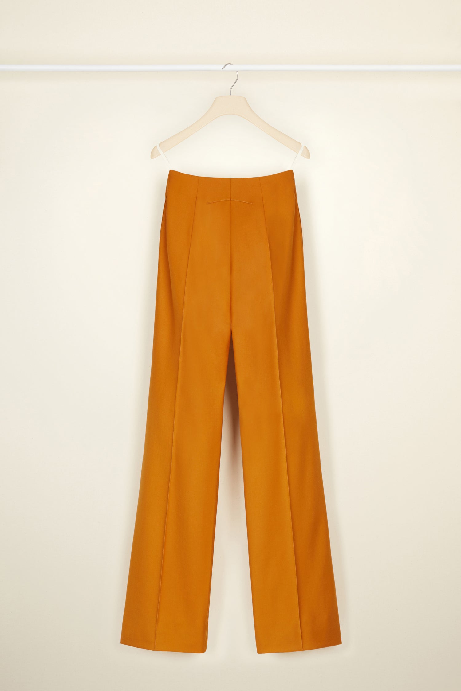 Patou pantalon A21TR0020005252T laine Gingerbread droit