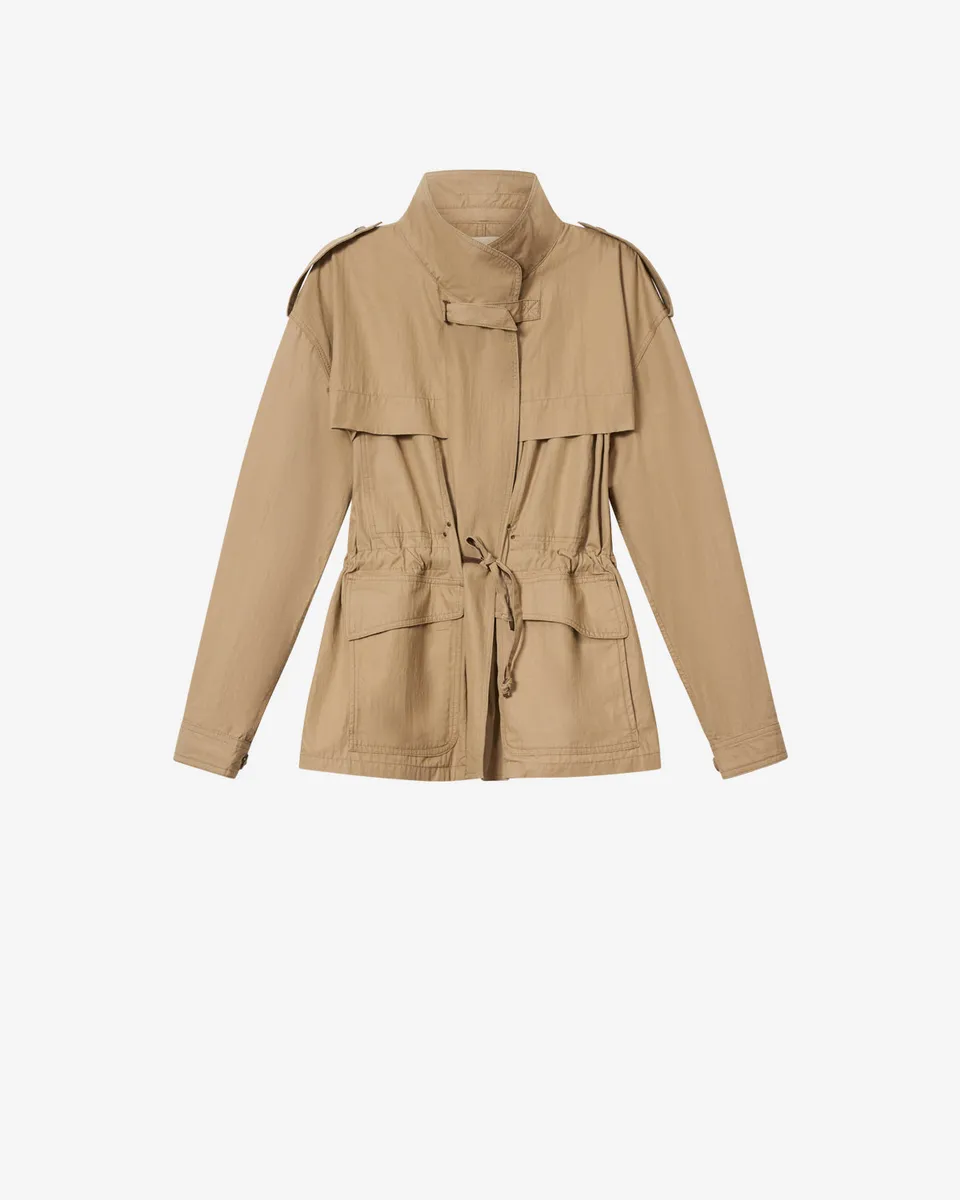 Isabel Marant Adelys veste kaki trench coton