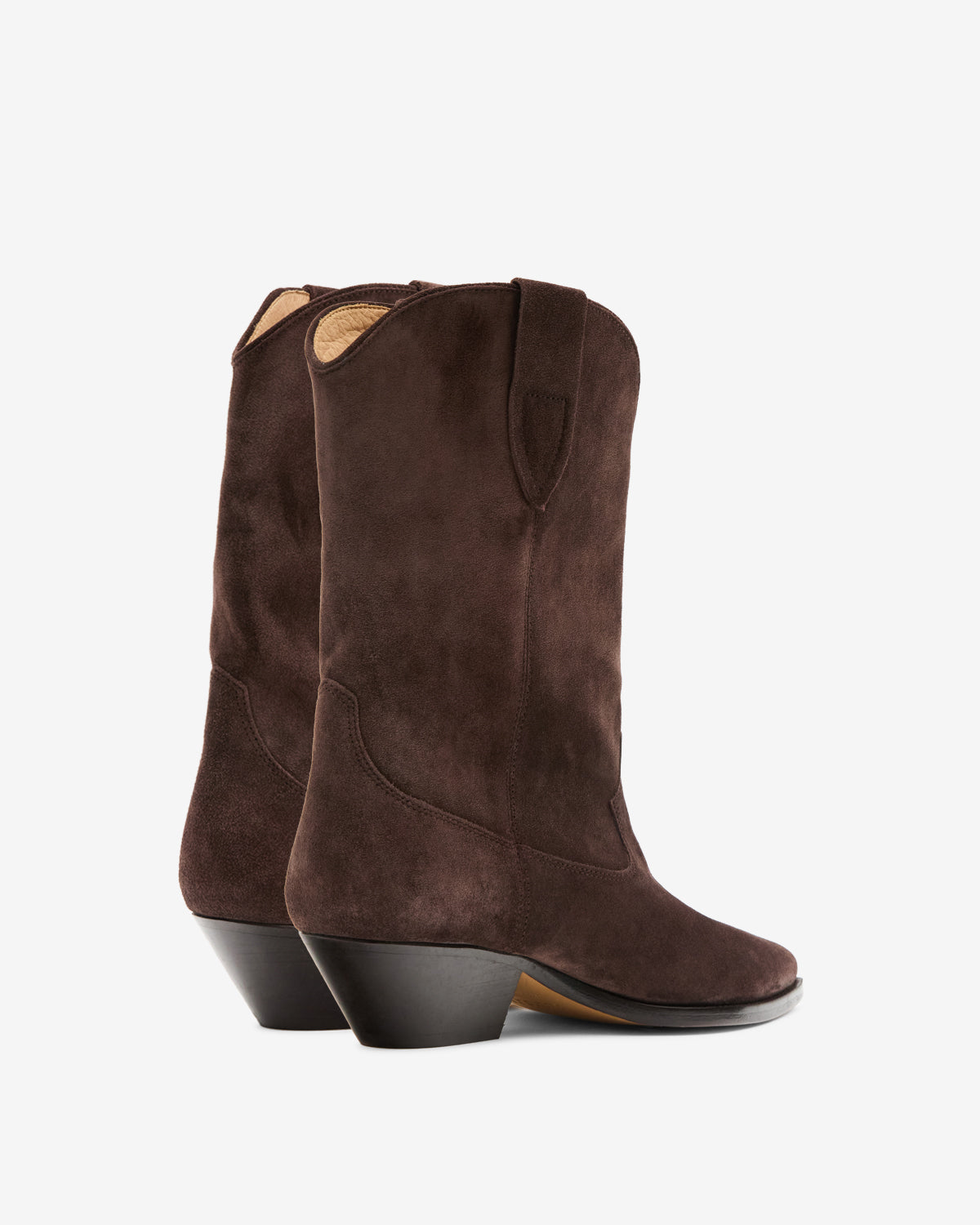 Isabel Marant Duerto bottes santiag chocolat talon 4 cm