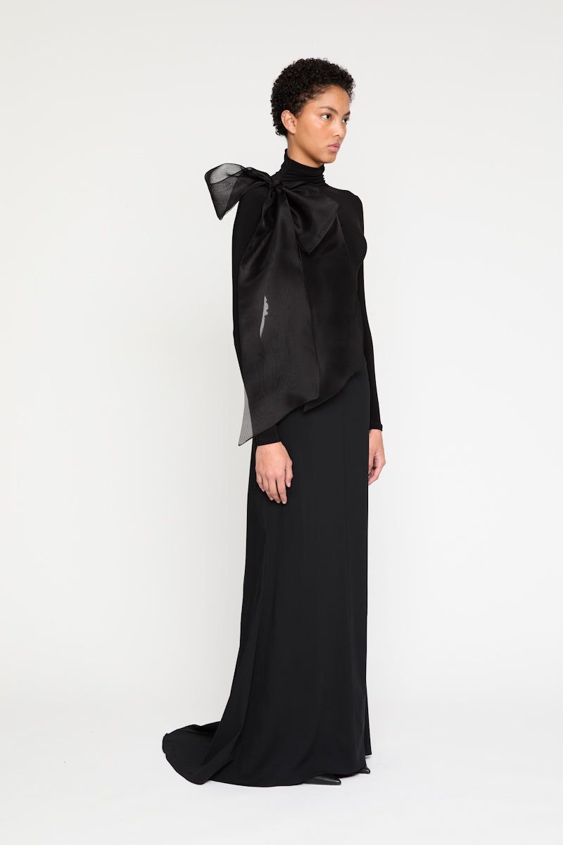 ATU Body Couture at22182 blouse noire col montant S