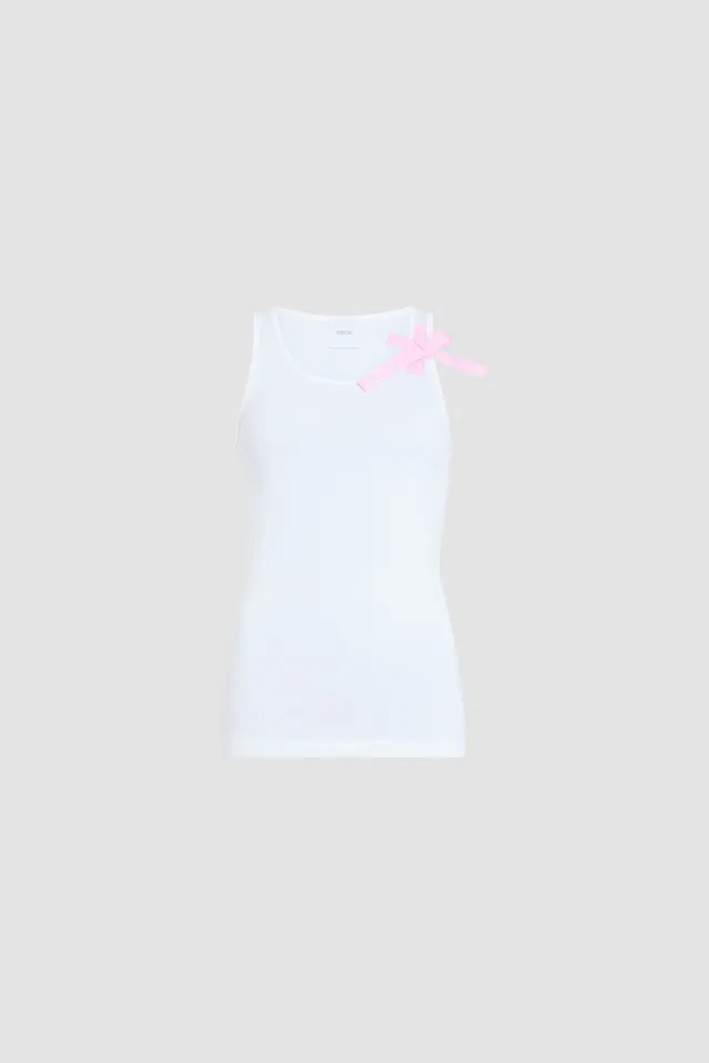 Patou Débardeur JE212 Coton Nœud Blanc XS-XL