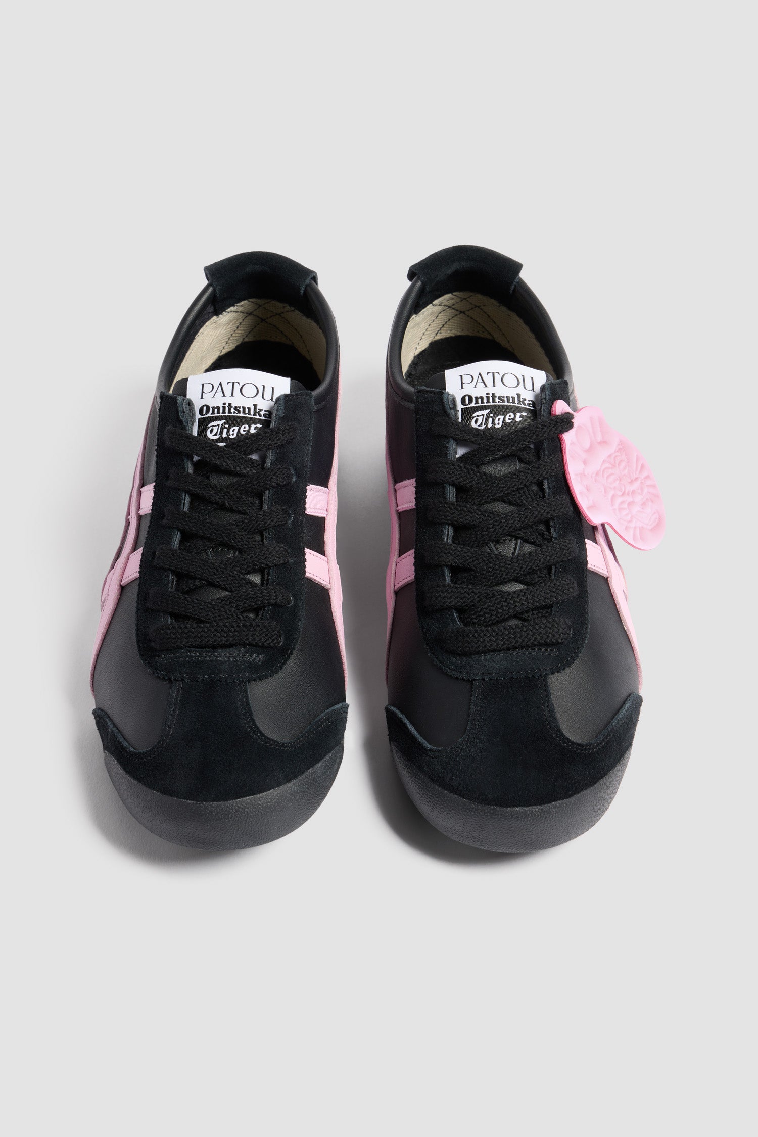 Patou x Onitsuka Tiger FO012 baskets cuir noir Mexico 66