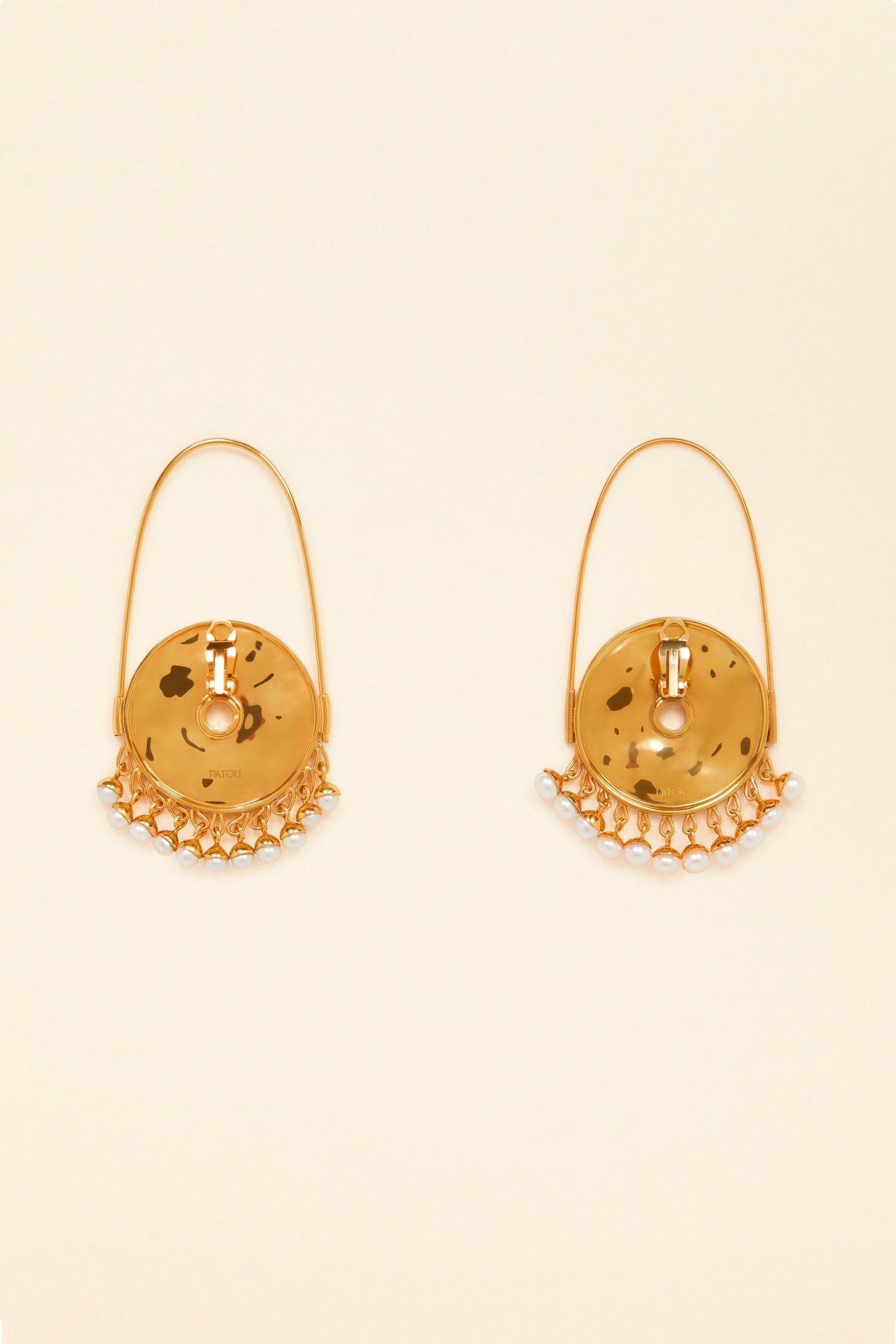 Patou Jewellery JW011 boucles d'oreilles doré perle TU