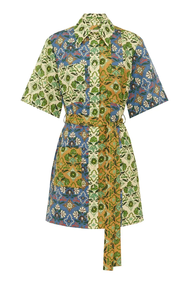 Alemäis Dresses Ali Spliced Mini Dress robe lin 8