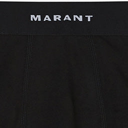 Isabel Marant Billy SL0012HA Slip noir taille élastique