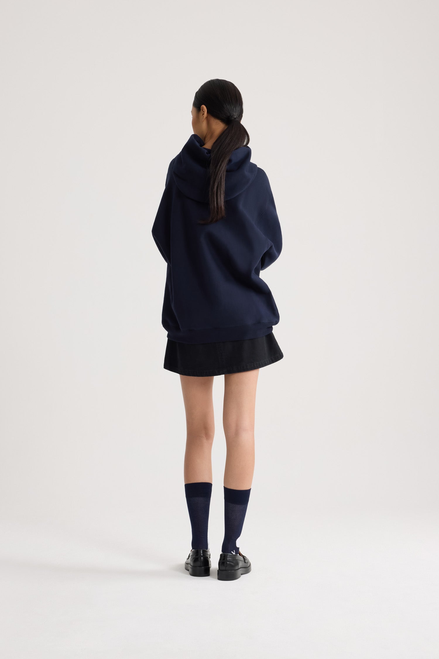Patou x Moomin JE207 hoodie coton bio bleu Moomin Navy