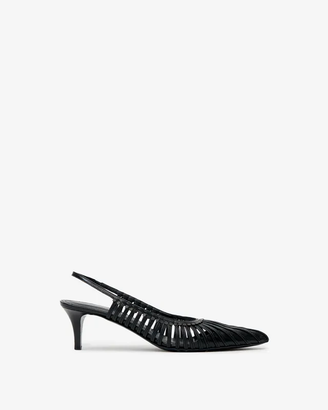 Isabel Marant Pionee escarpins cuir noir pointu