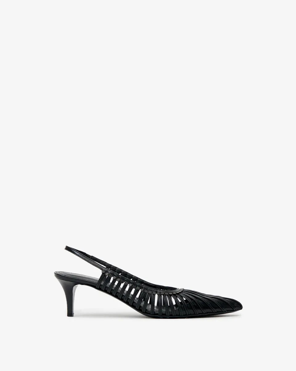 Isabel Marant Pionee escarpins cuir noir pointu