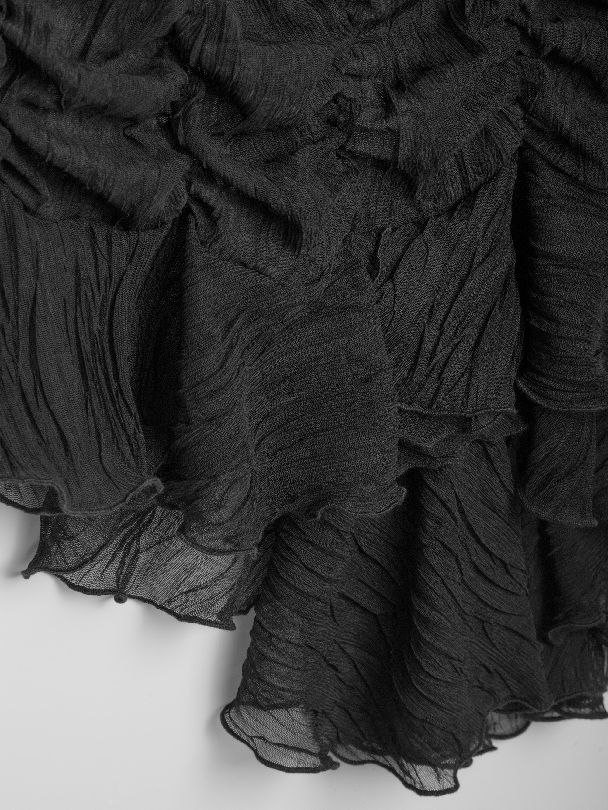 Ester Manas Signature Mini jupe noire mesh 34/44