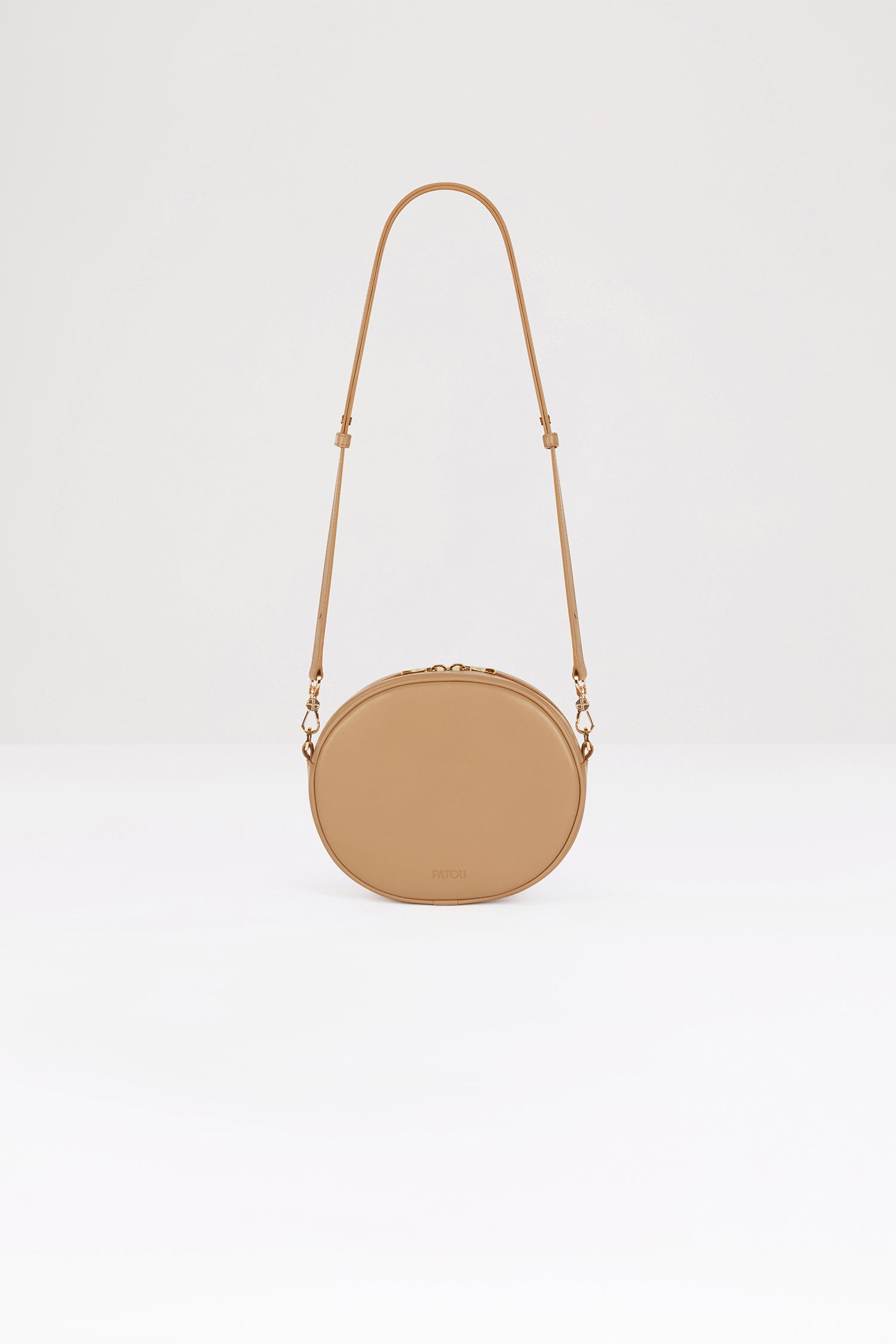 Patou Le JP BA004 sac cuir beige 21 cm édition limitée