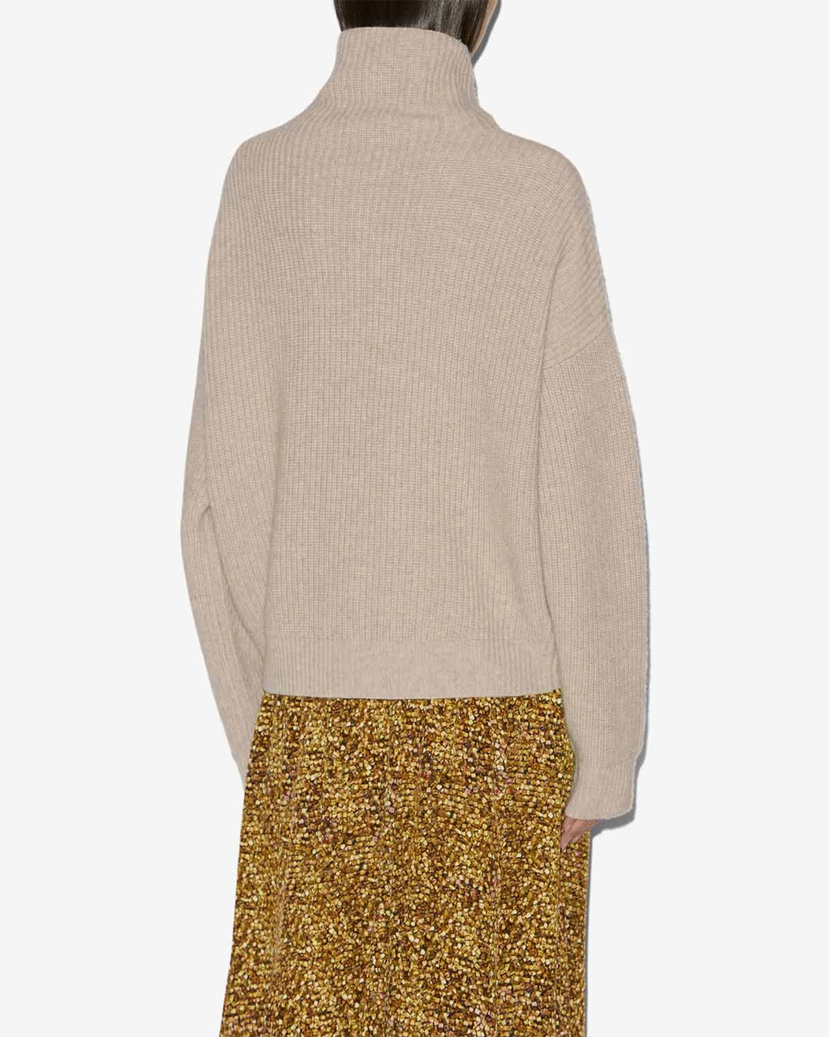 Isabel Marant Brooke pull beige laine mérinos cachemire
