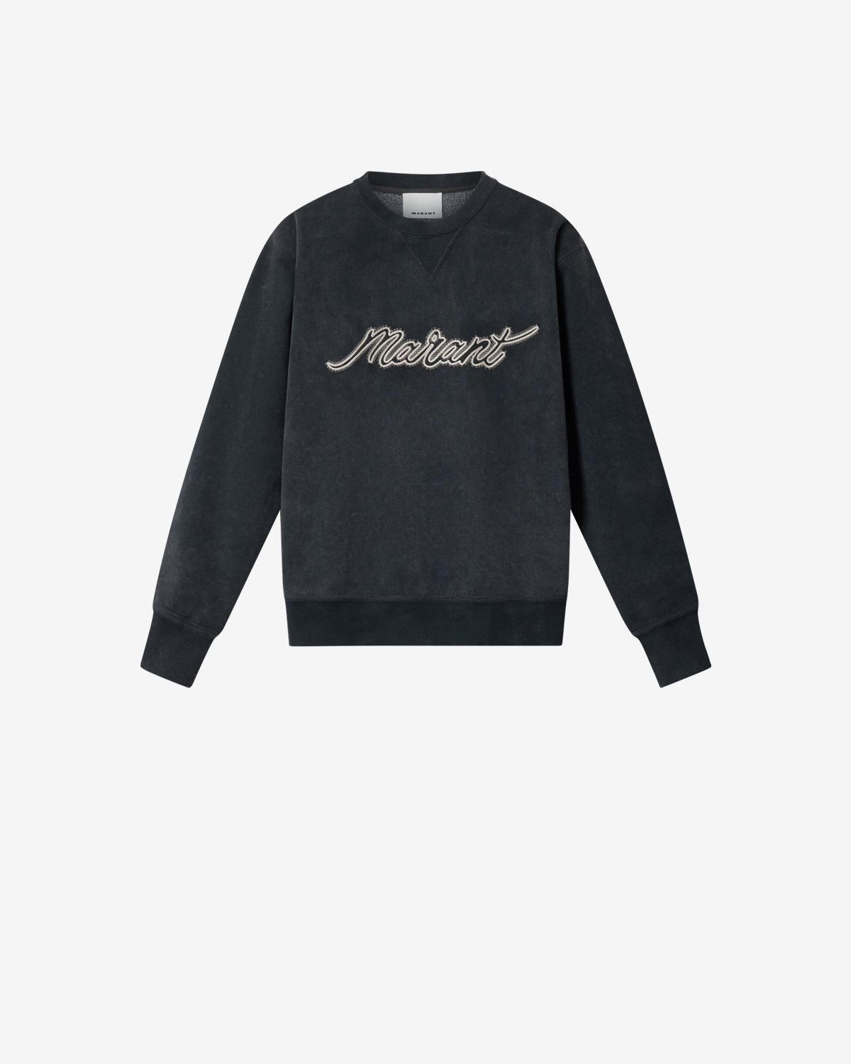 Isabel Marant Mahony sweatshirt noir délavé coton
