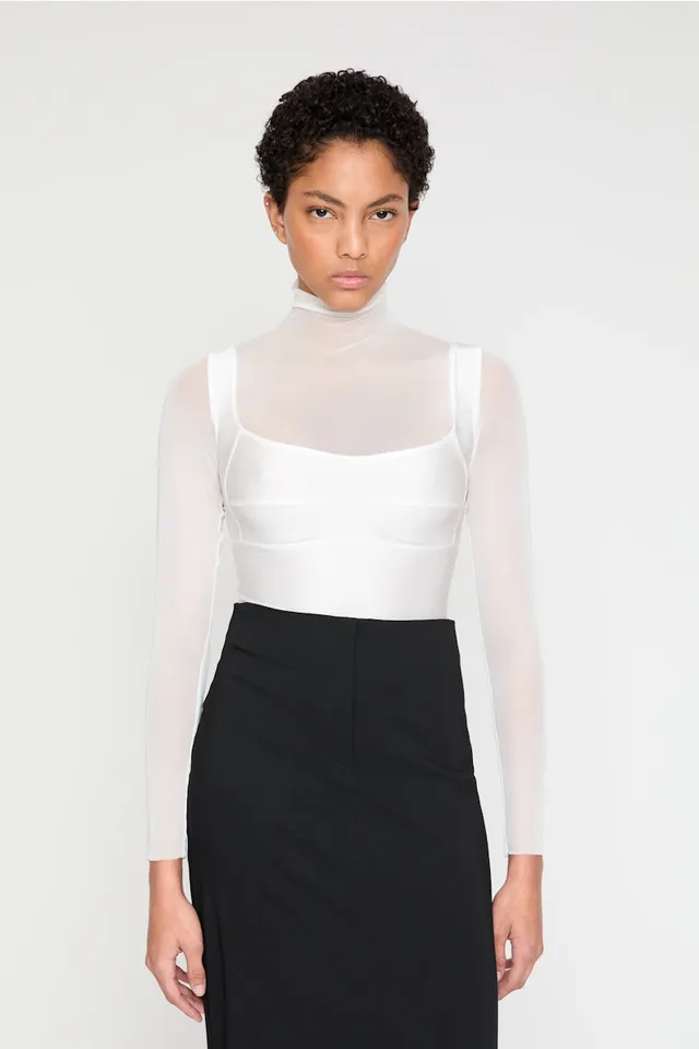 ATU Body Couture Bodysuits body blanc corset manches longues