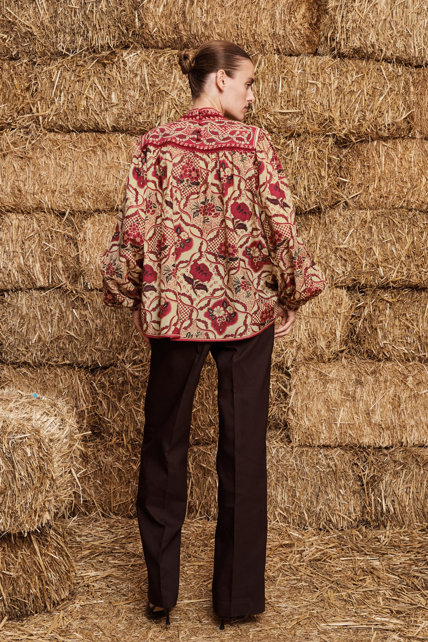 Alemaïs Kenny blouse viscose lin floral