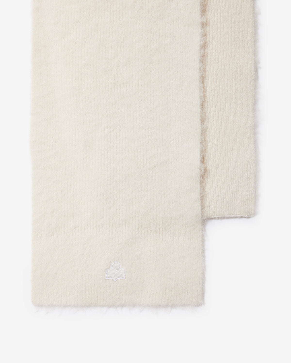 Isabel Marant Peliz EC032MFA écharpe écru alpaga 192 cm