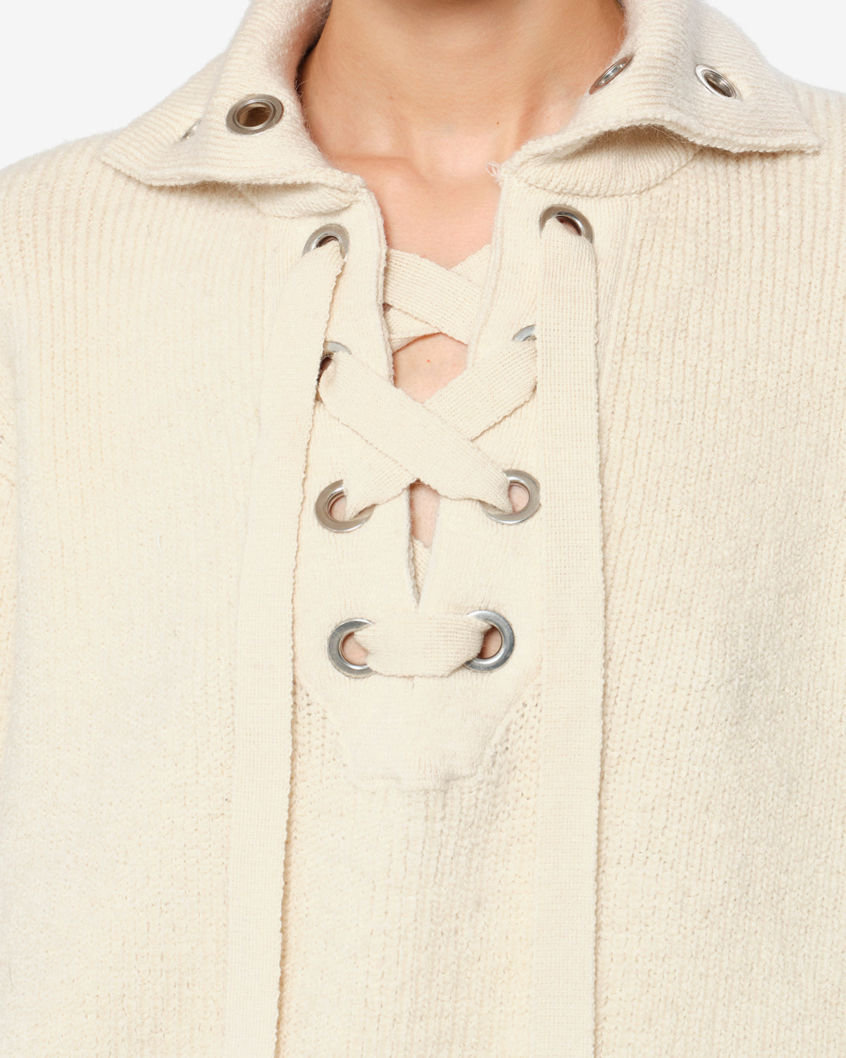 Isabel Marant Ydalia pull écru laine alpaga