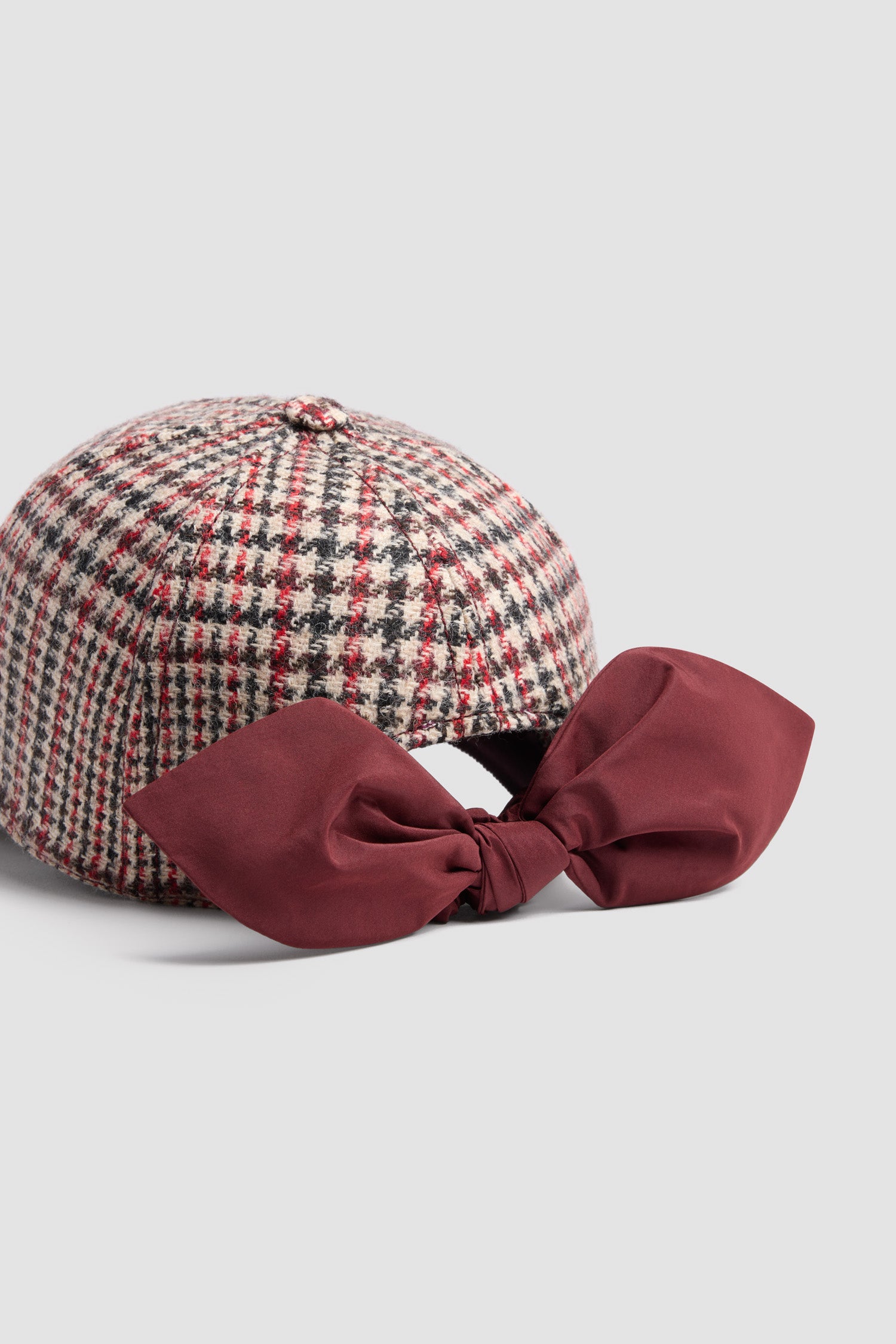 Patou Couture casquette flanelle Prince Of Wales