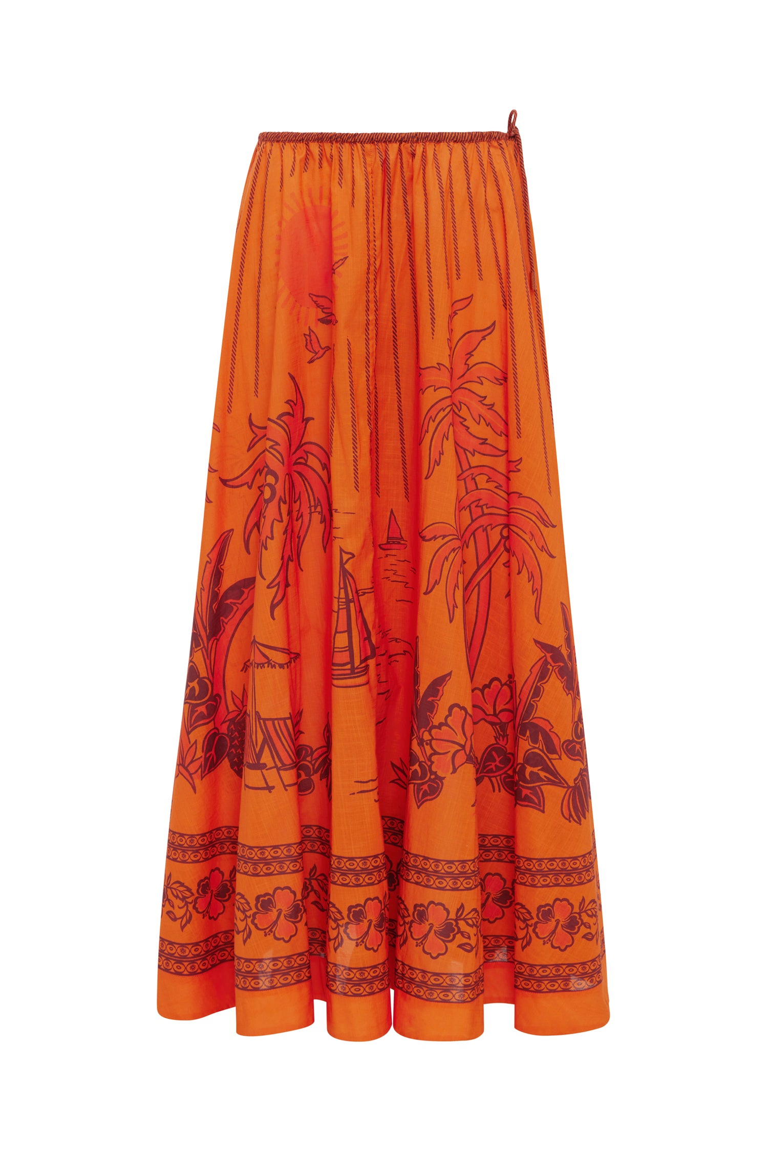 Alemäis Boathouse Midi Skirt jupe coton 8