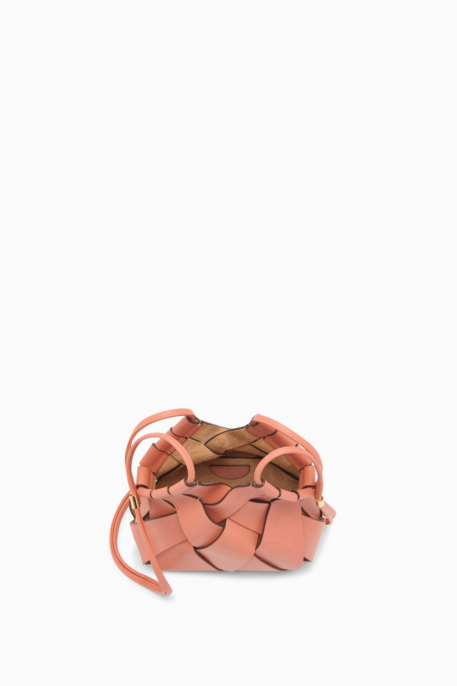 Ulla Johnson Charlotte sac bandoulière rose cuir