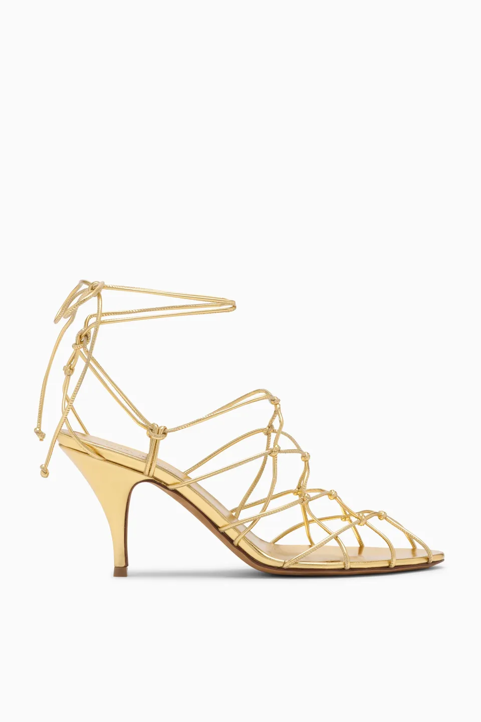 Ulla Johnson Colette Pump escarpins dorés talon 75 mm