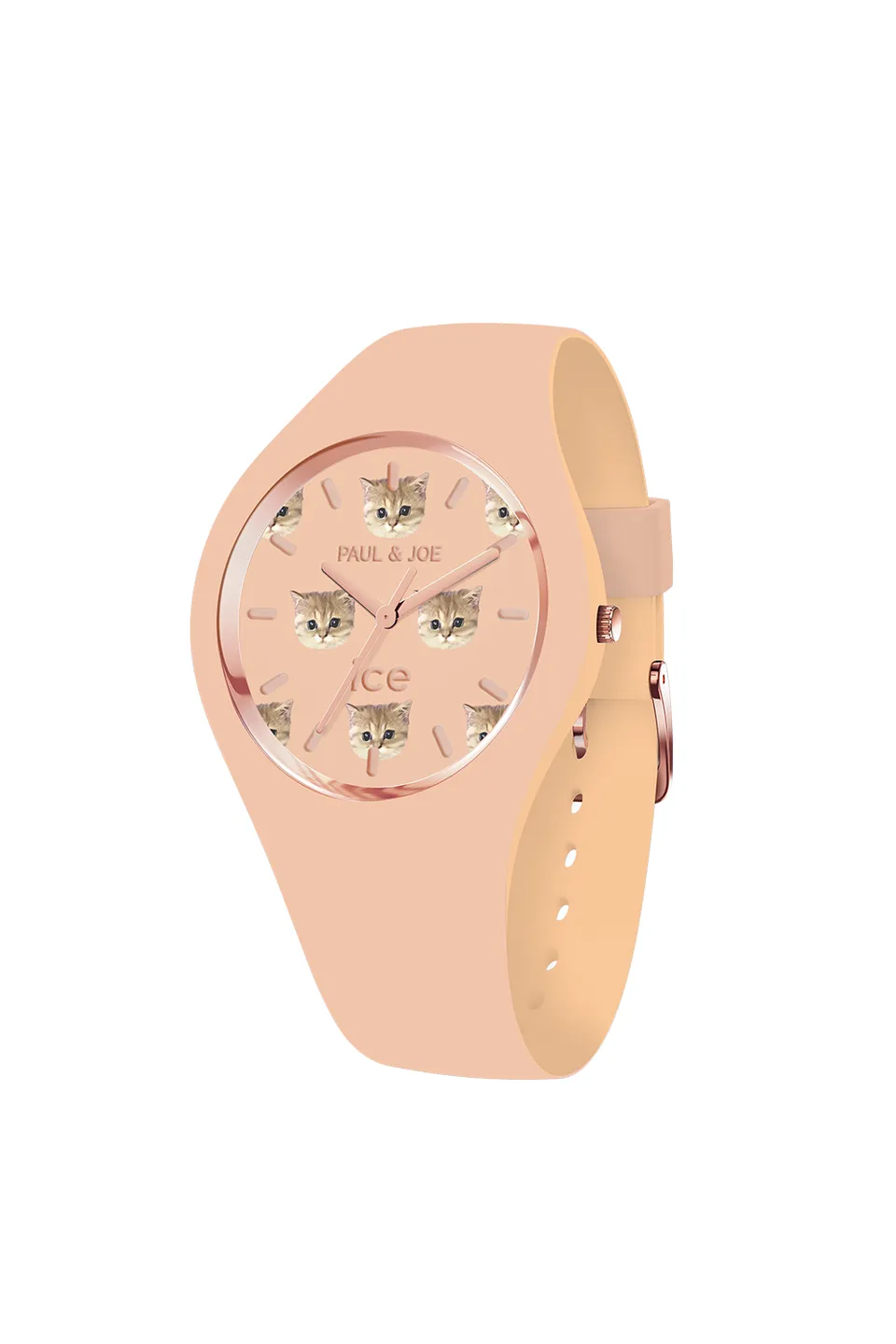 Paul & Joe Ice-Watch montre Nounette rose silicone