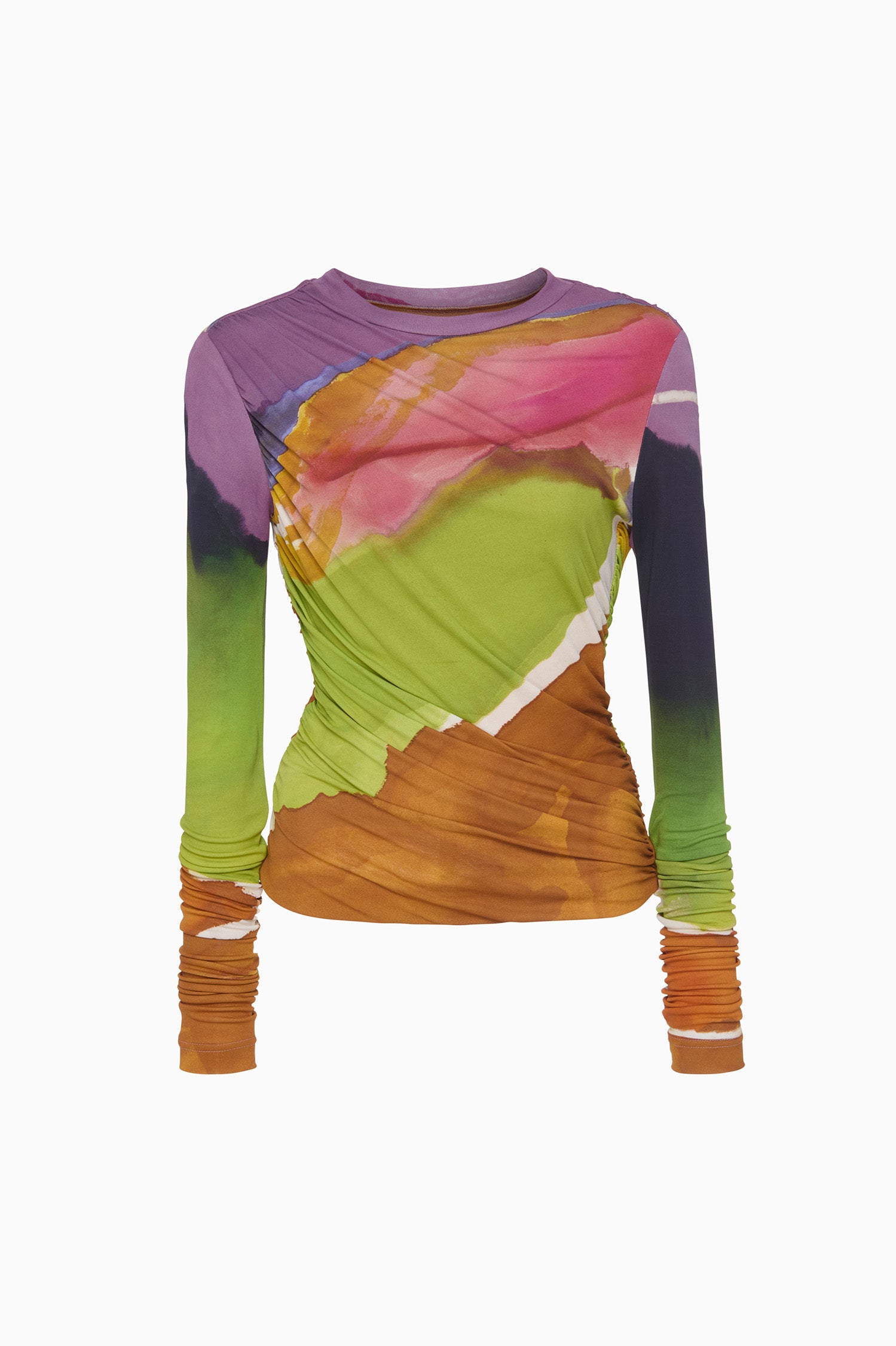 Ulla Johnson Paradis SP260822 top jersey multicolore manches longues