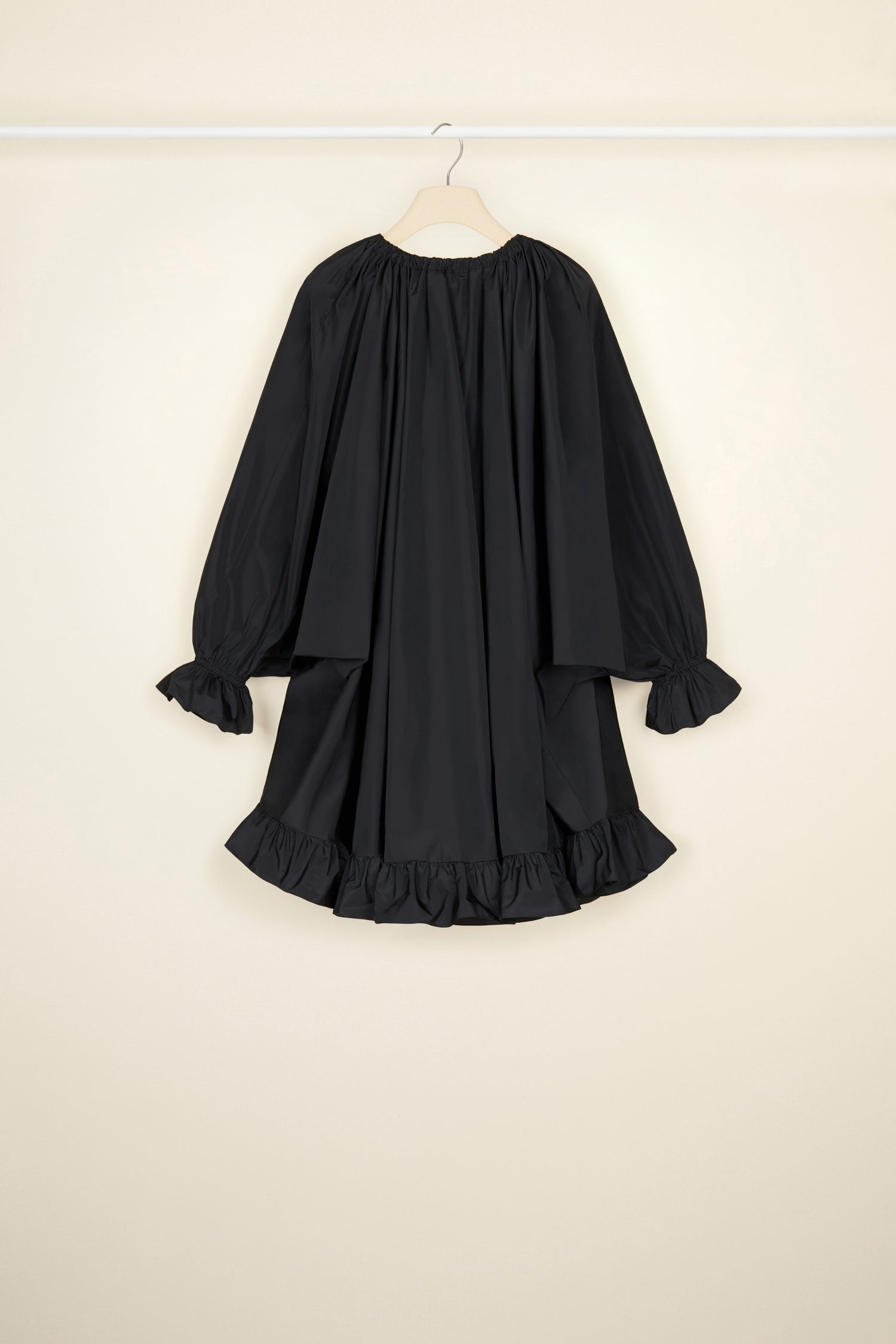 Patou Dresses DR079 robe faille recyclée noir