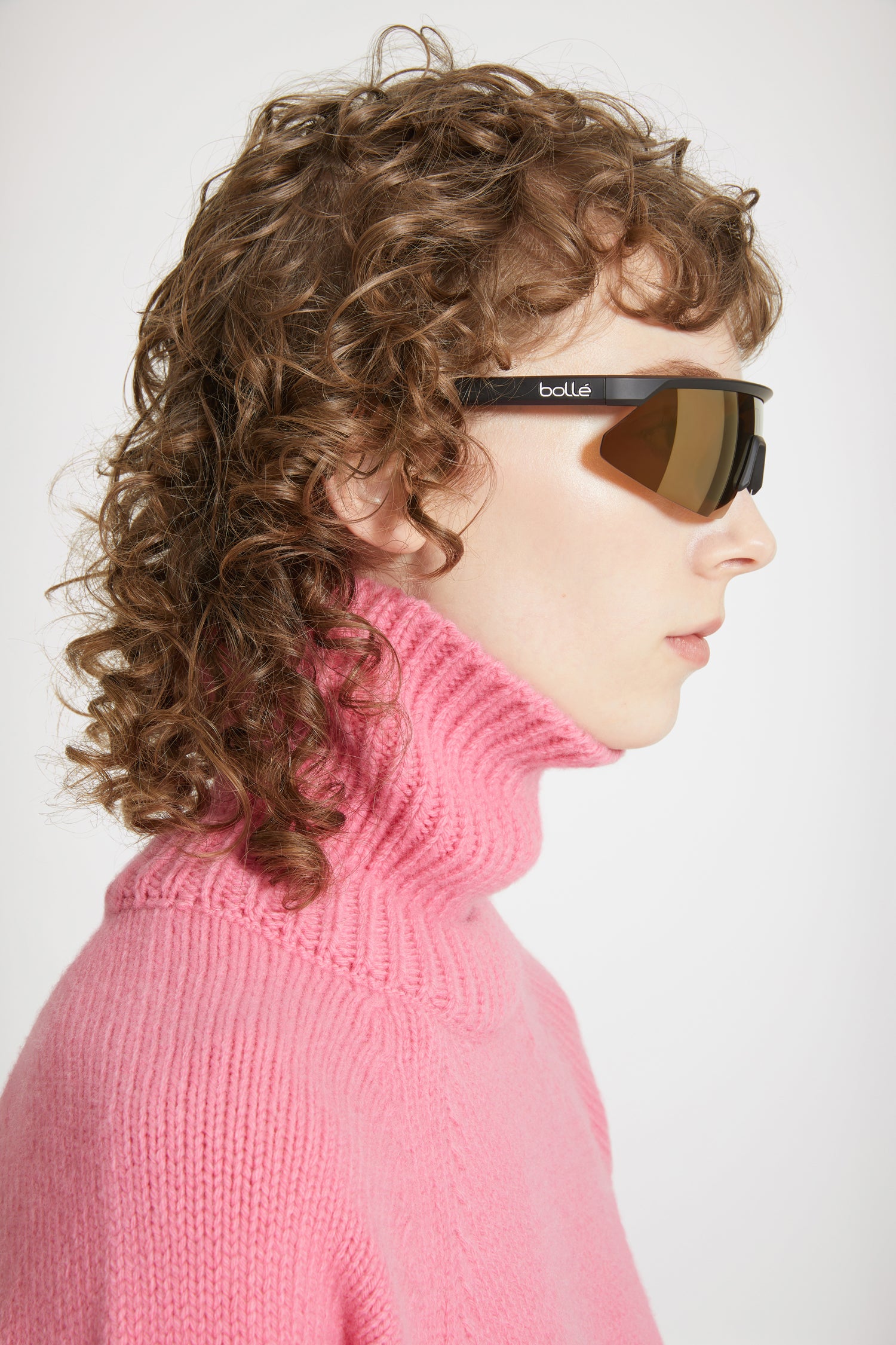 Patou SP0080160999B lunettes soleil noires Bolle miroir
